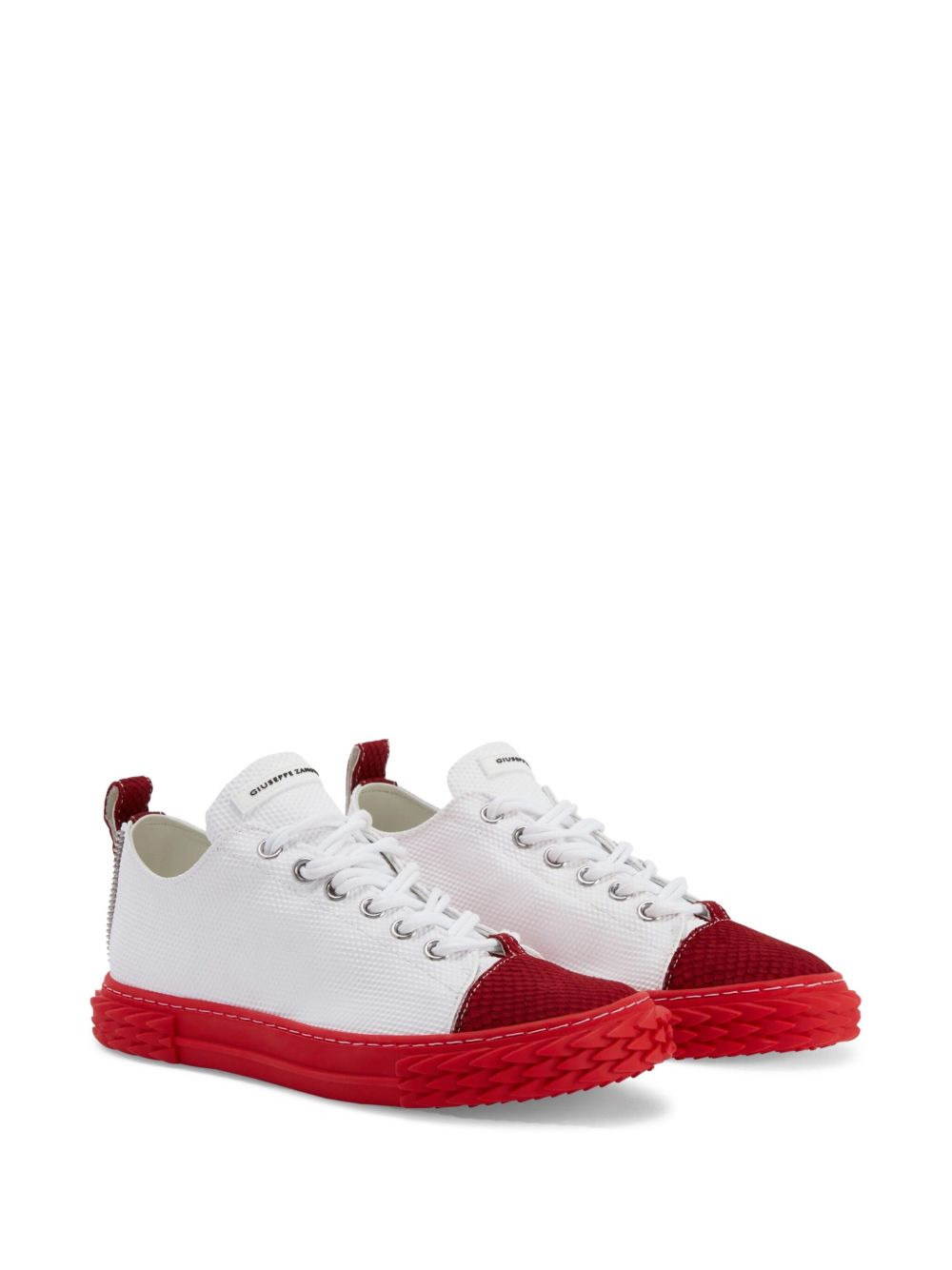 Blabber panelled serrated-sole sneakers - 2