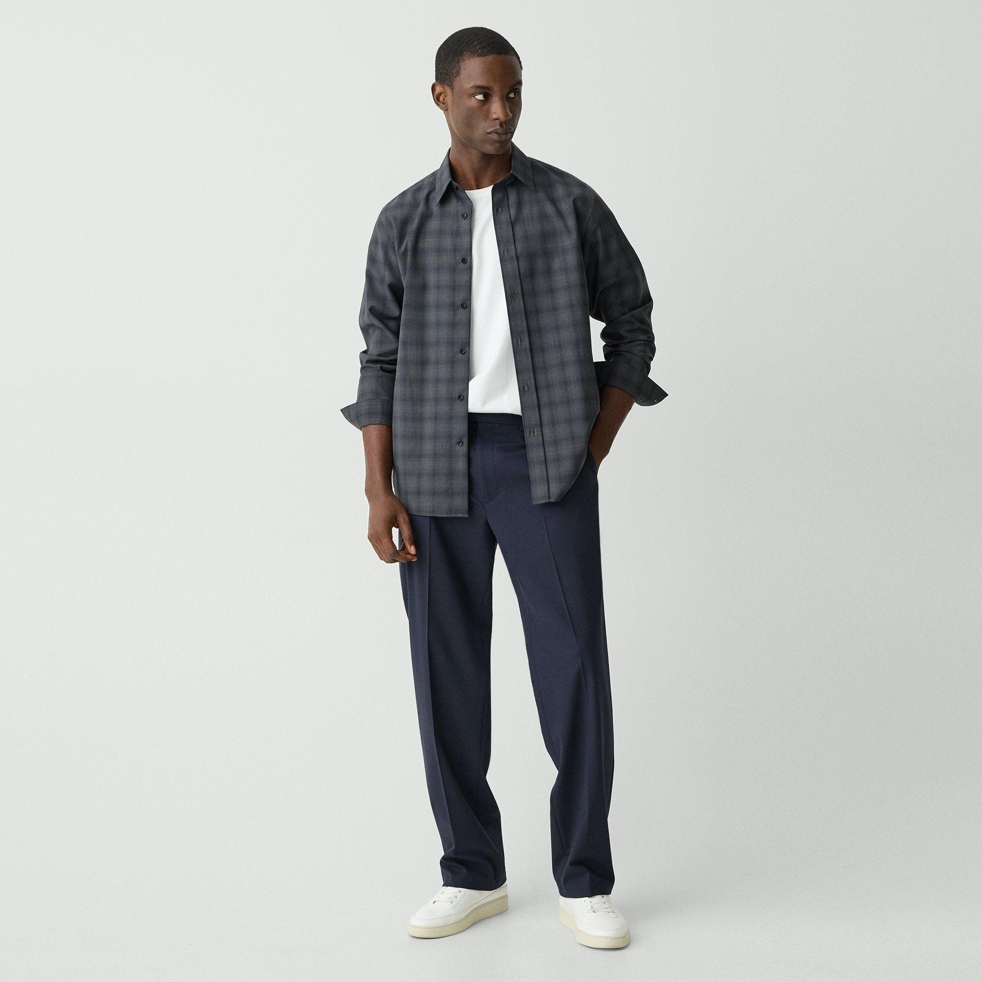 Irving Shirt in Checked Wool - 6