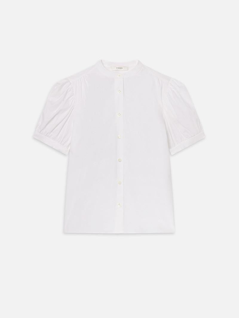 The Gathered Top in White - 1