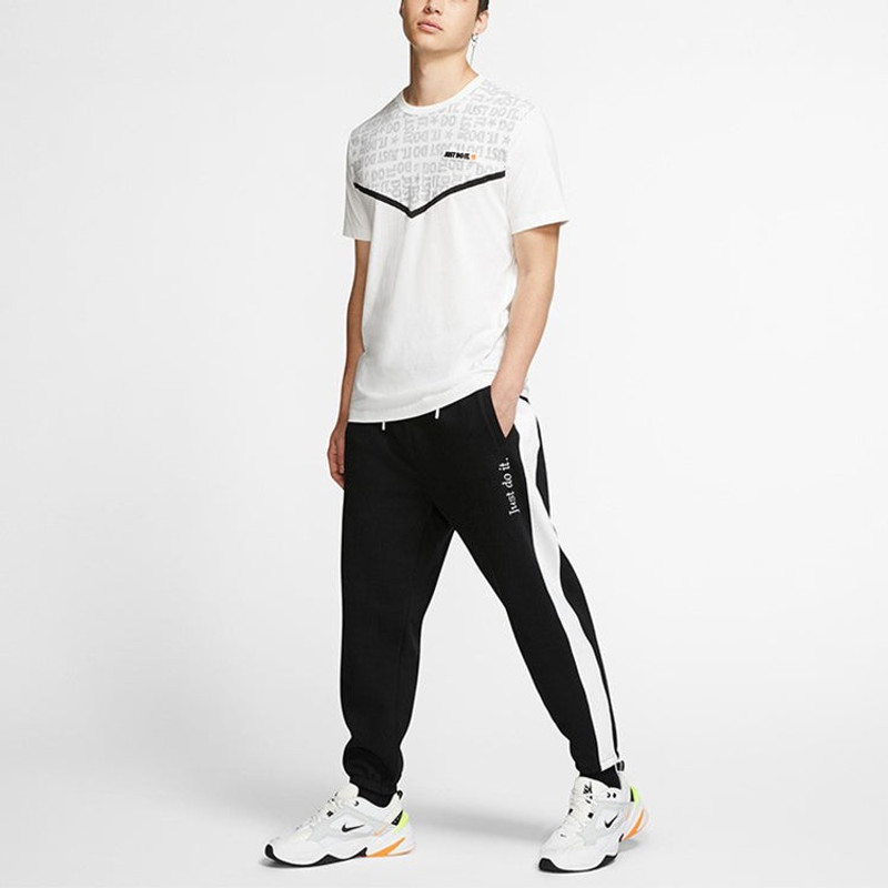 Nike Nike Sportswear Jdi Embroidered Alphabet Contrasting Colors Fleece Knit Bundle Feet Sports Long Pant outlook