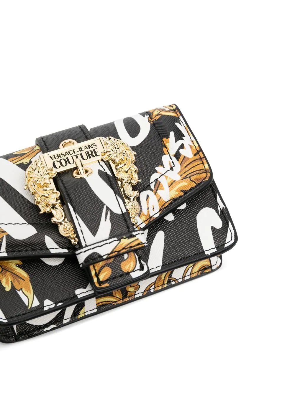 Barocco-print mini bag - 4