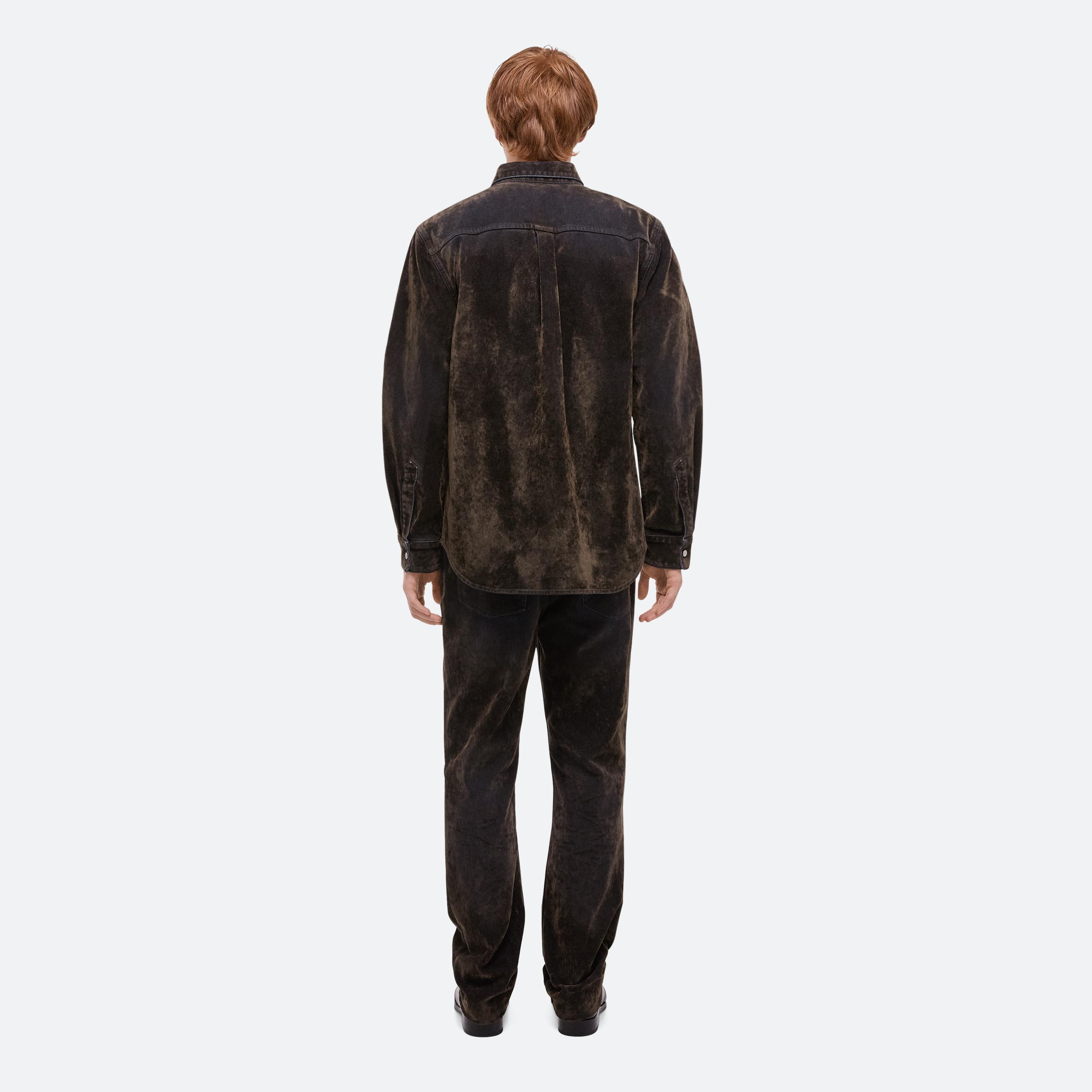 CURVED CLASSIC FLOCKED SHIRT - 5