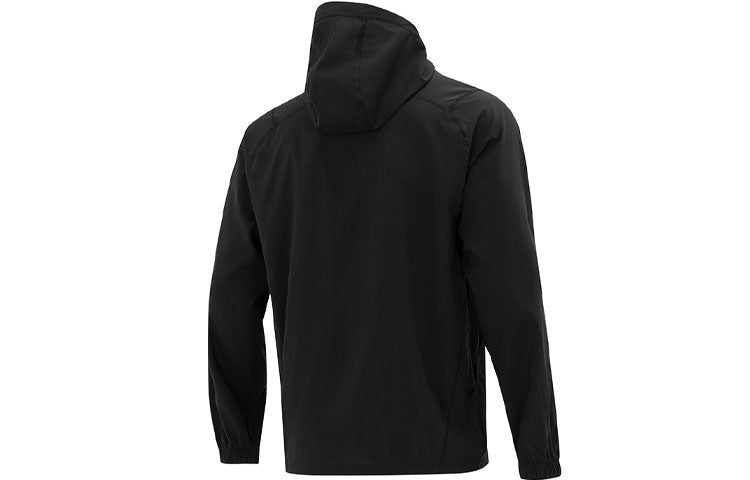 PUMA Logo Printing hooded Solid Color Jacket Black 521532-01 - 2