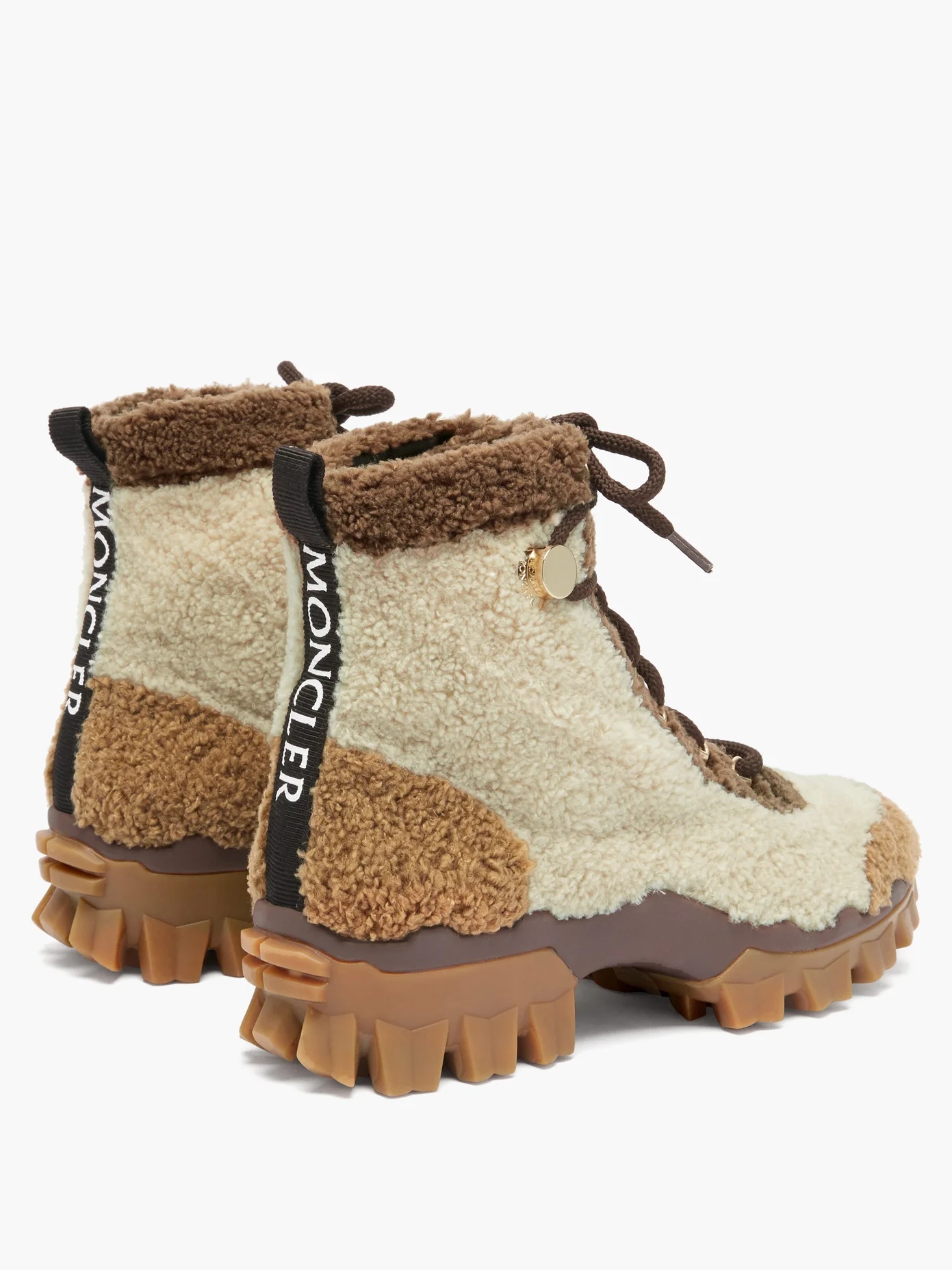 Helis faux-shearling hiking boots - 4