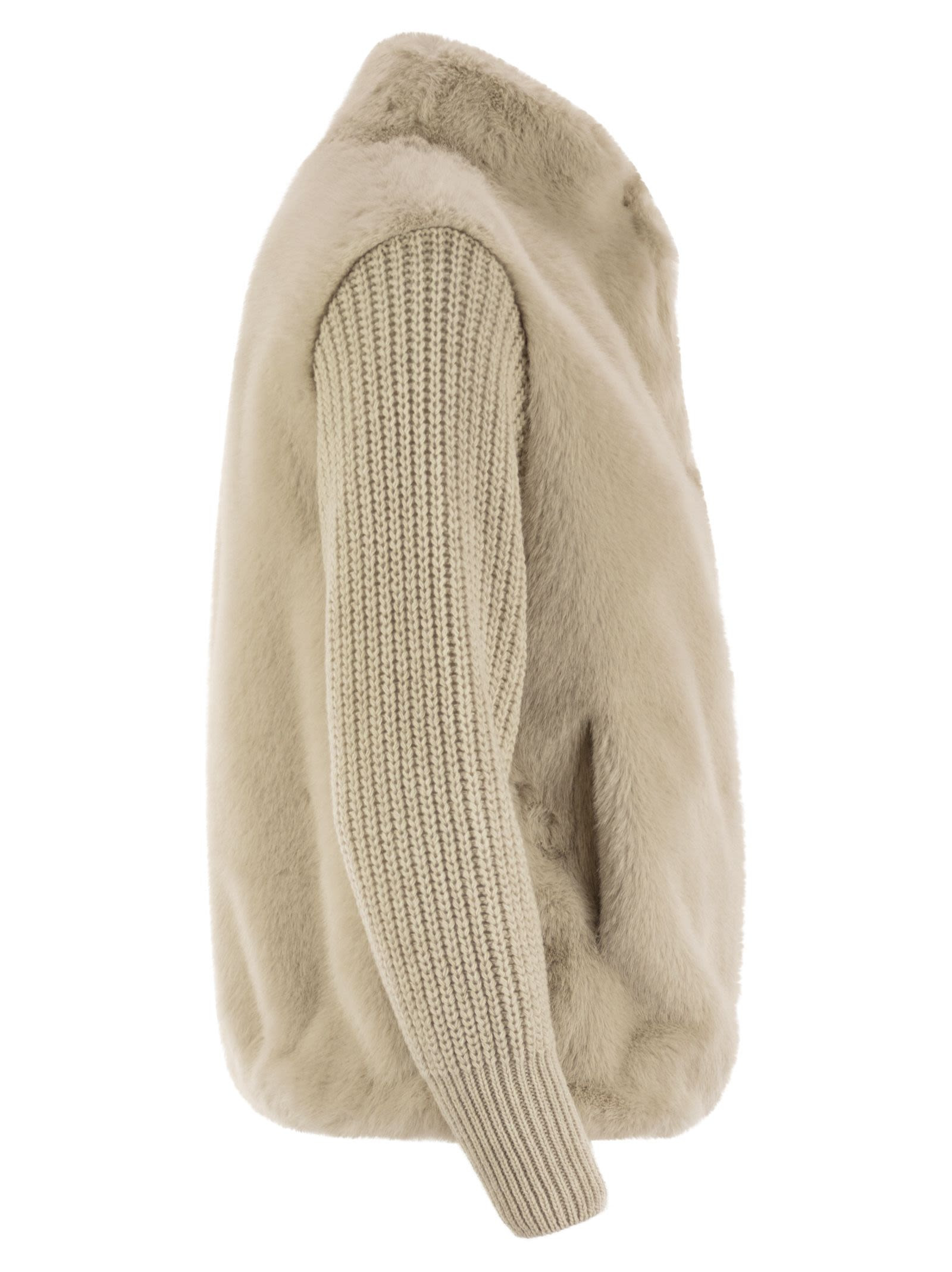Herno Women Faux Fur Jacket - 3