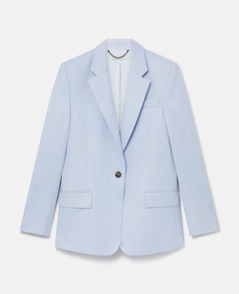 Wool Flannel Slim Fit Boyfriend Blazer 1