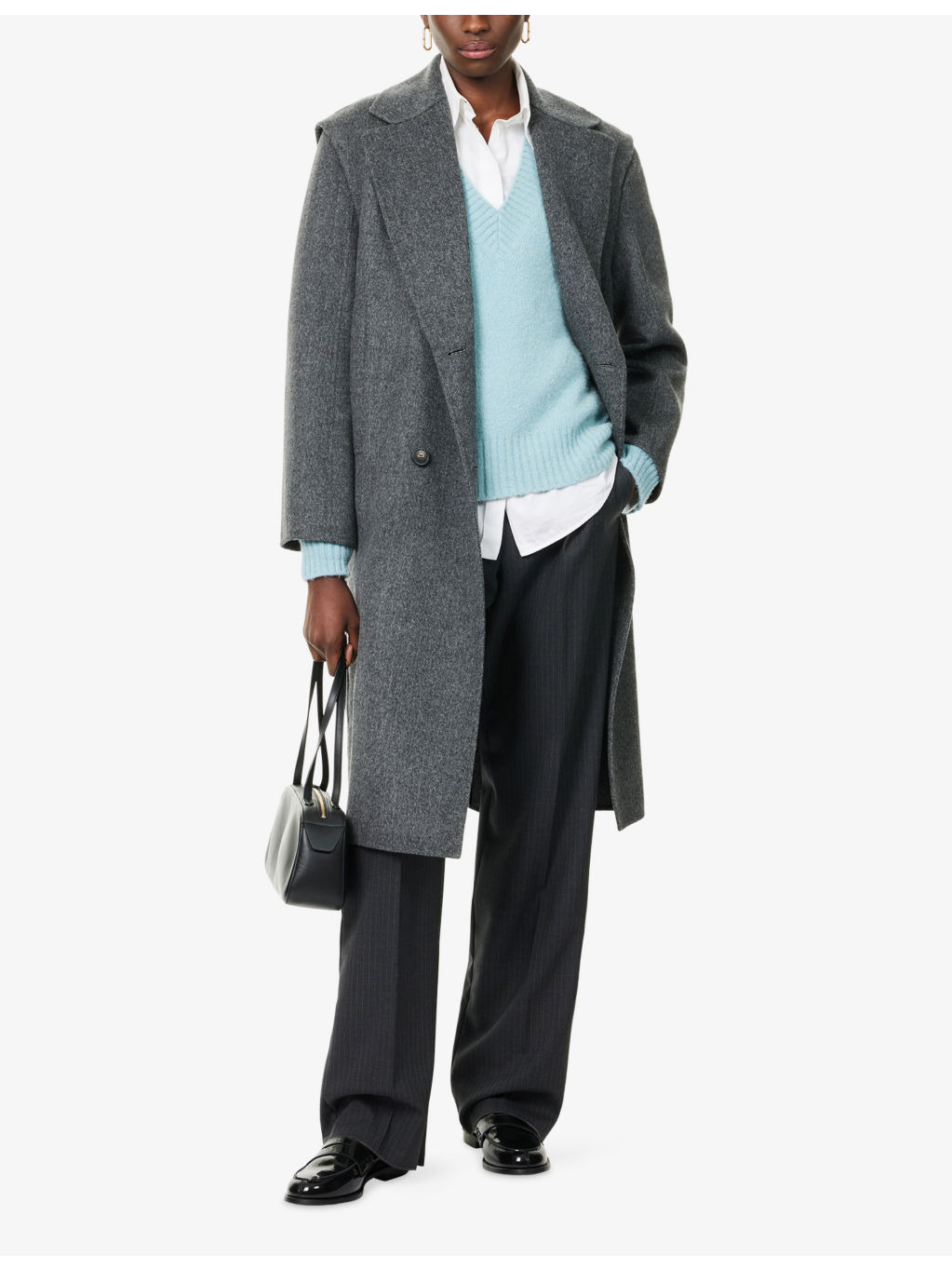 Reversible Notch-Lapel Wool Coat - 2