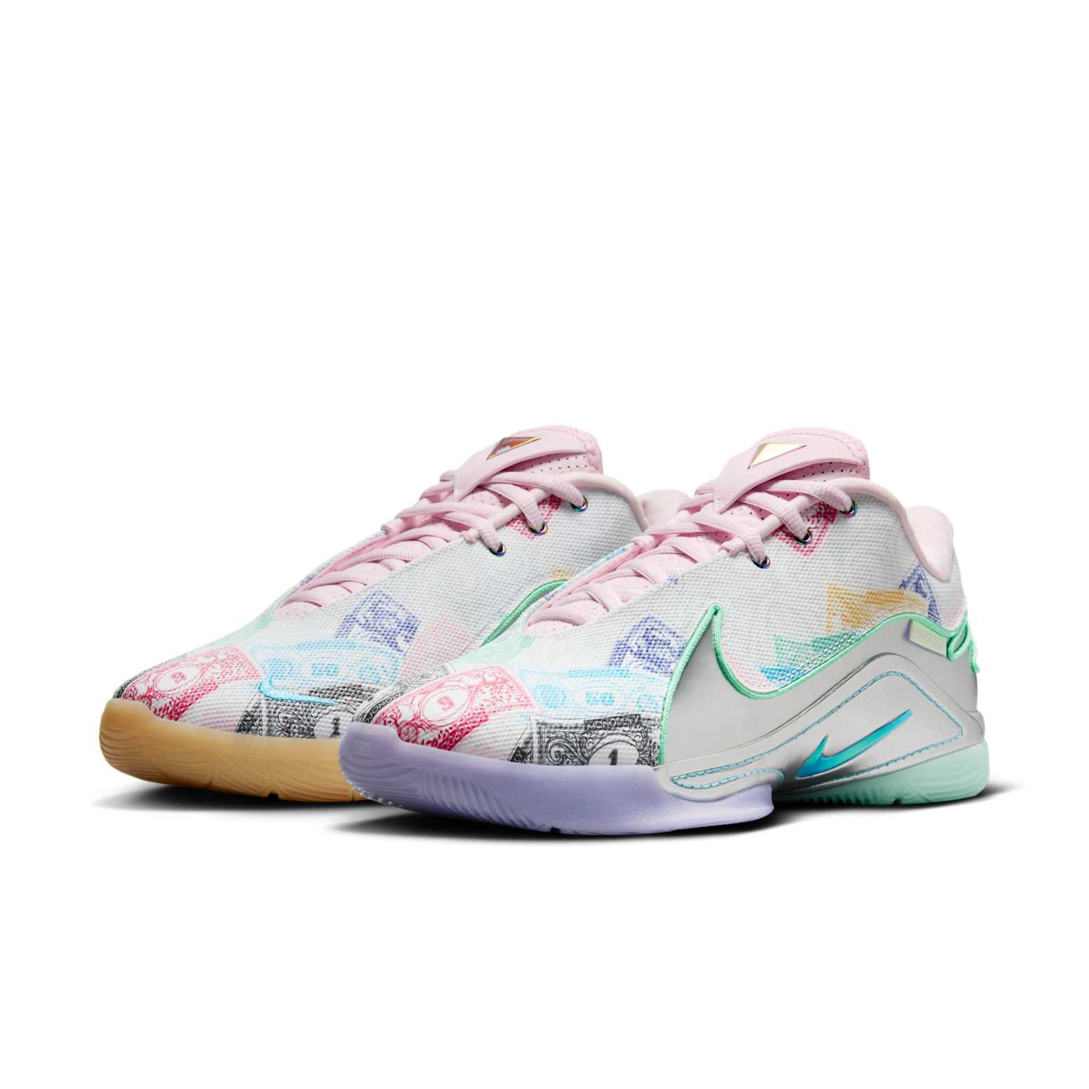 Nike x Monopoly LeBron 22 EP 'Baltic Blue Vapor Green Pink Foam' FZ1097-100 - 3