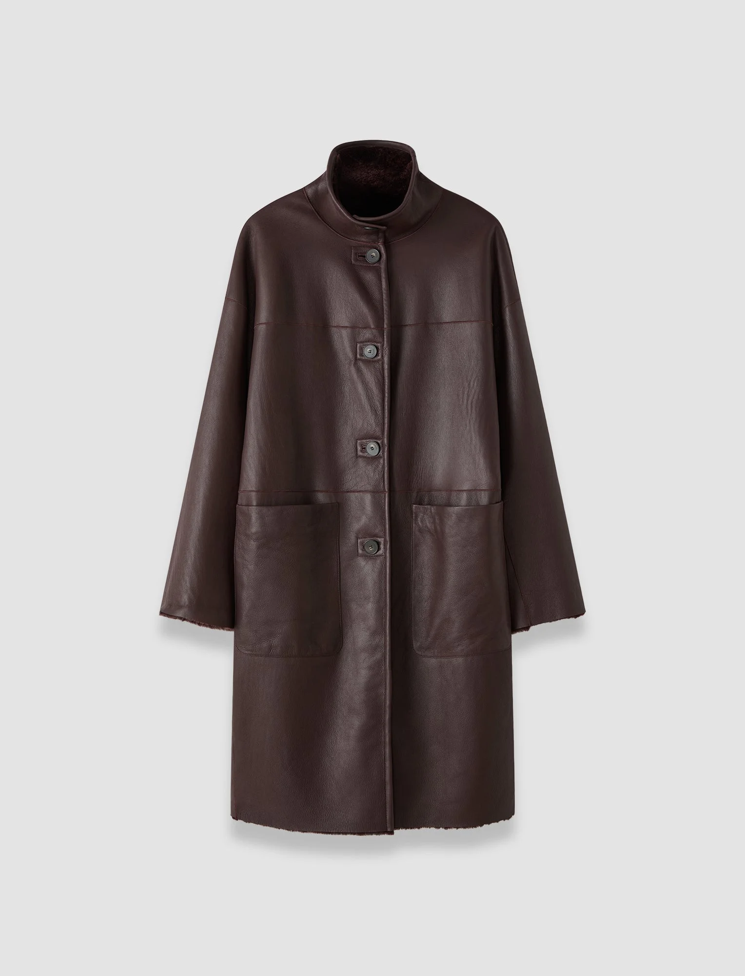 Ari Reversible Natural Shearling Coat - 1