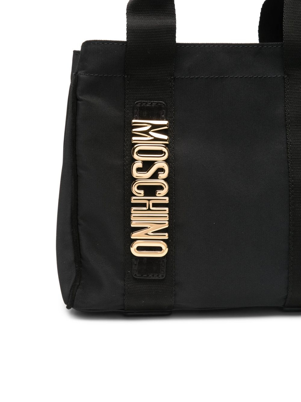 small logo-plaque tote bag - 4