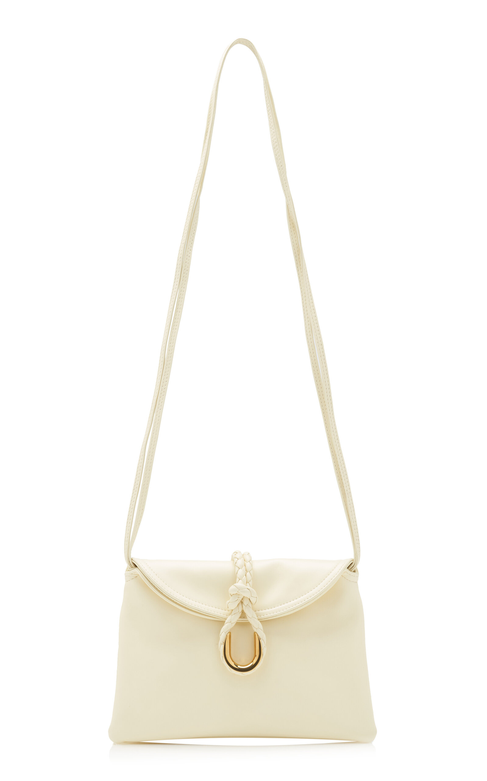 Small Liberta Leather Crossbody Bag yellow - 4