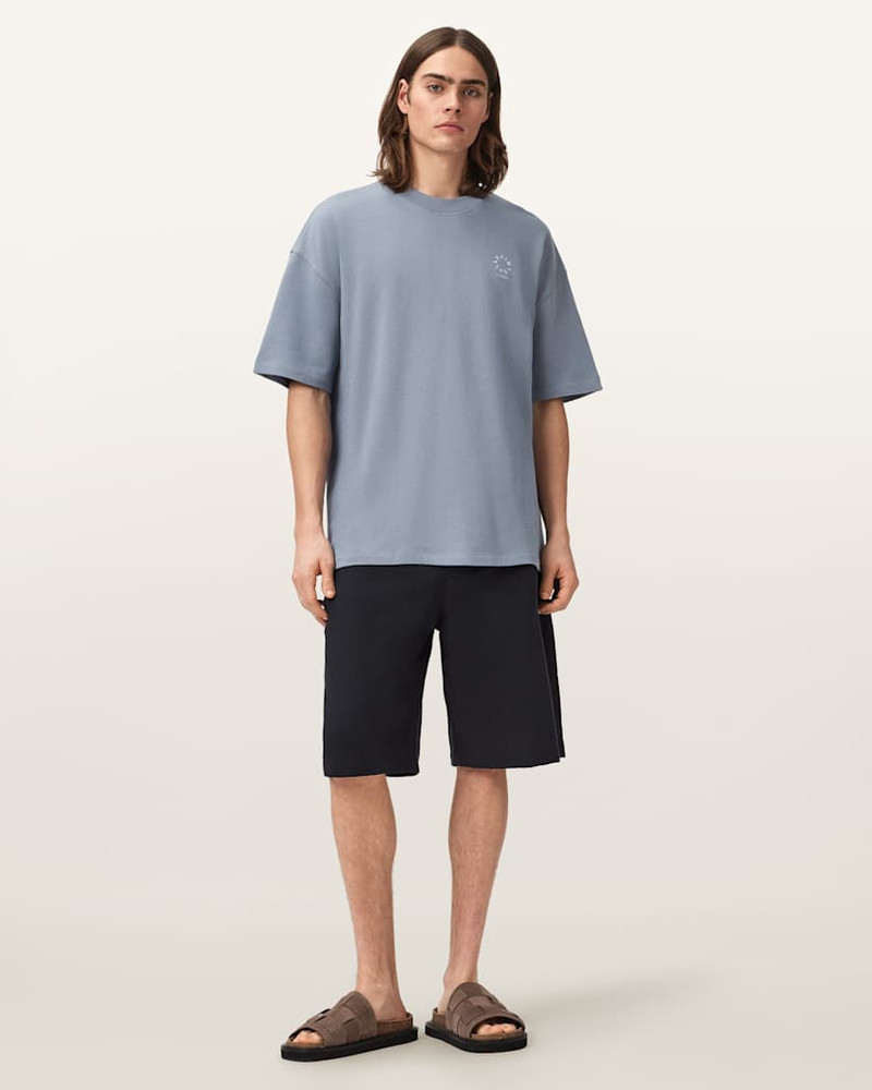 ALLSAINTS HAVEN EMBROIDERED LOGO OVERSIZED T-SHIRT outlook