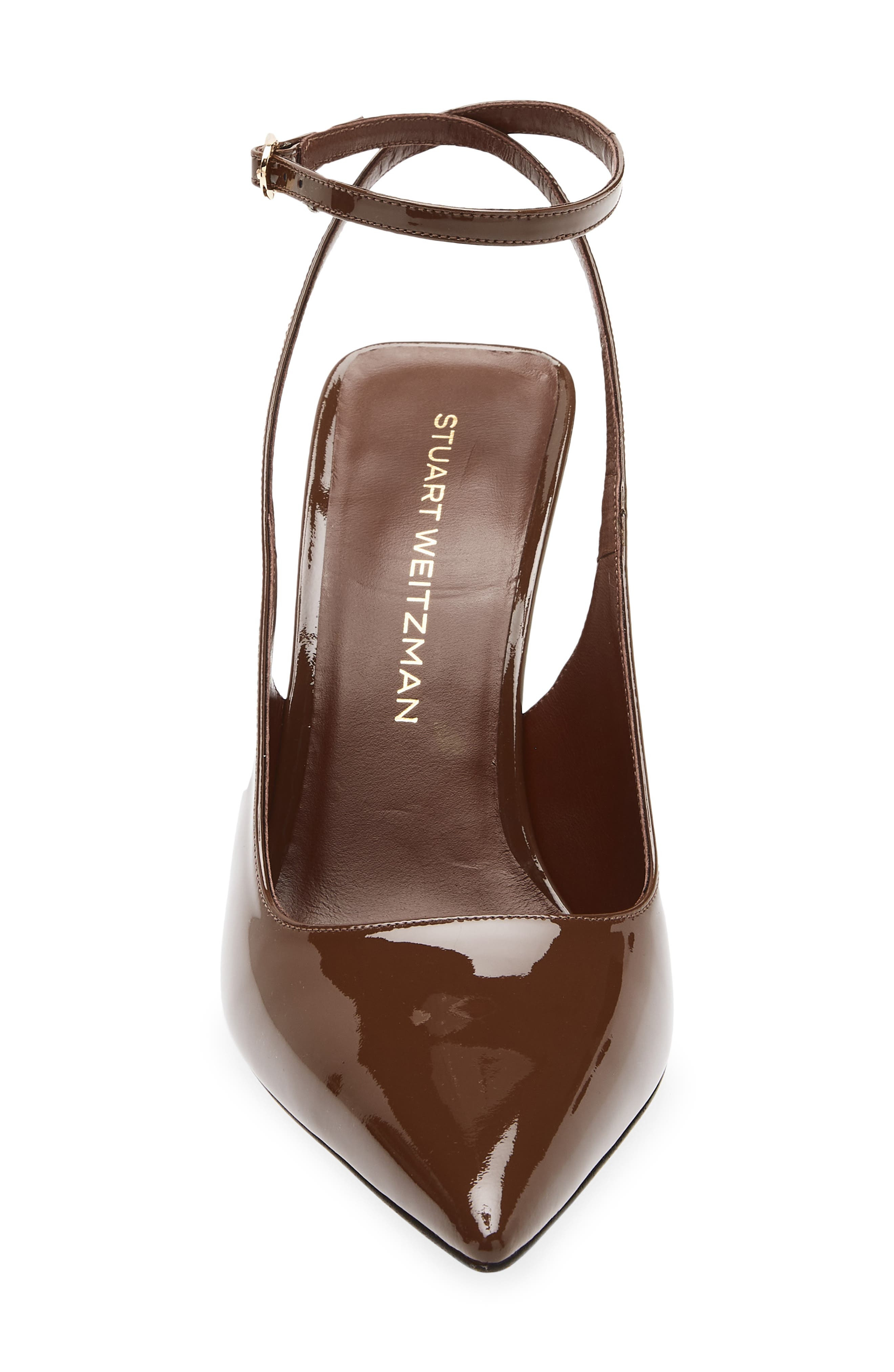 Stuart Weitzman Vinnie 85 Strap Pump in Walnut at Nordstrom - 4