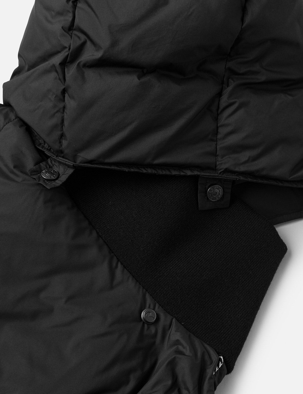 Seagull and Logo Embroidery Fashion Fit Down Jacket with Detachable Hood - 11