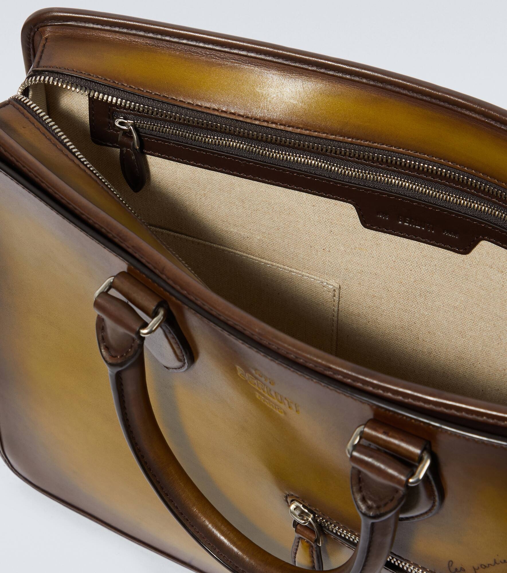 Leather briefcase - 4