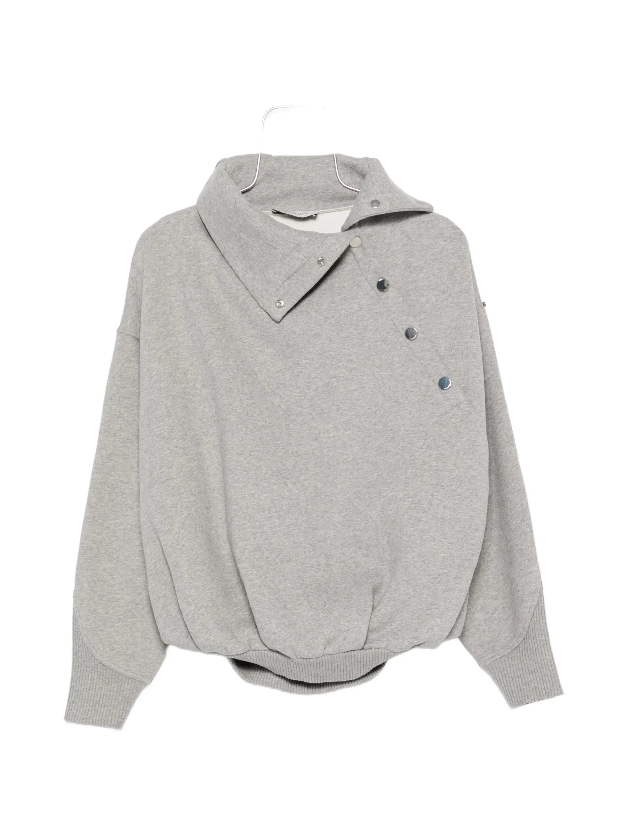Sportmax Asymmetric Press-stud Sweatshirt - 1