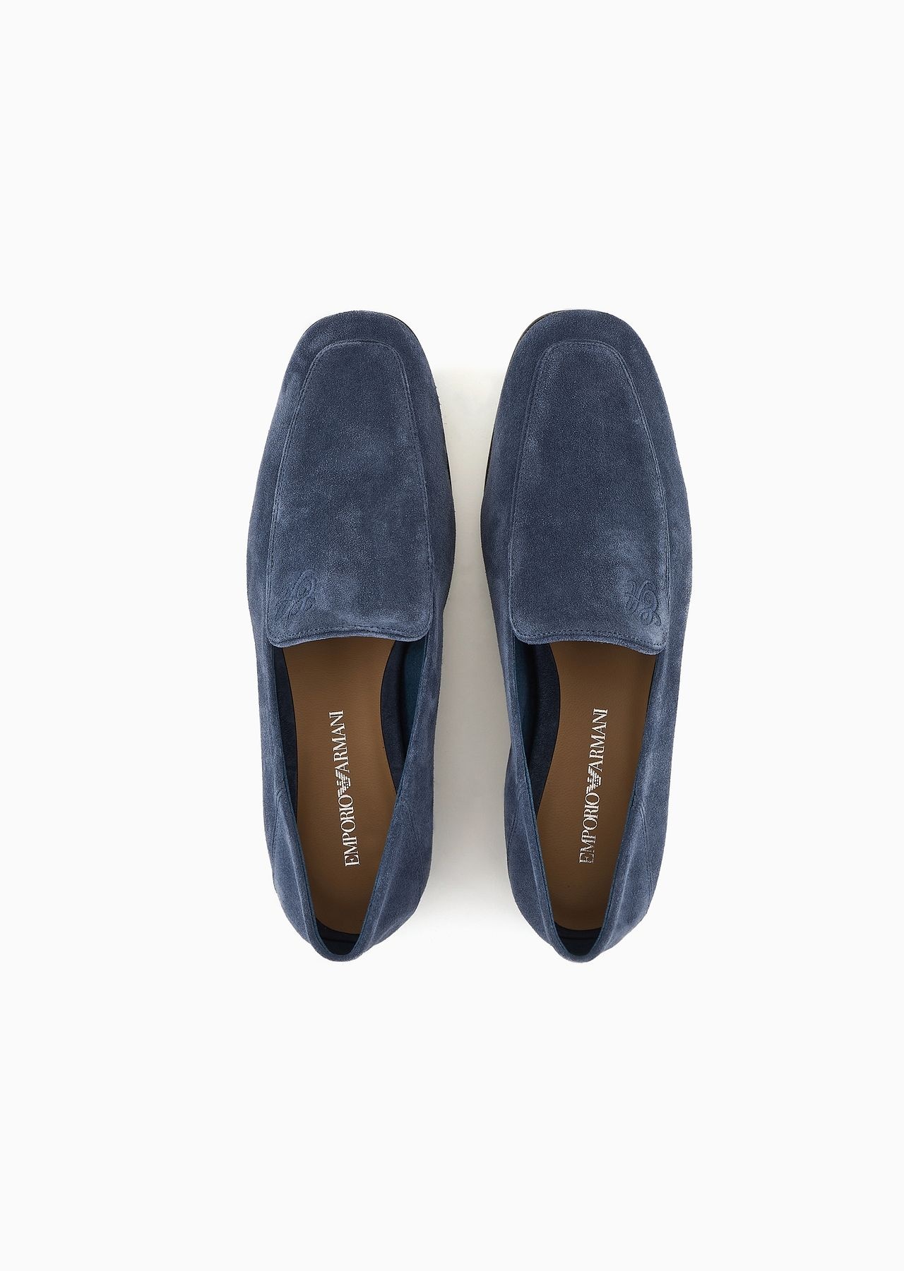 Icon velour-leather loafers - 3