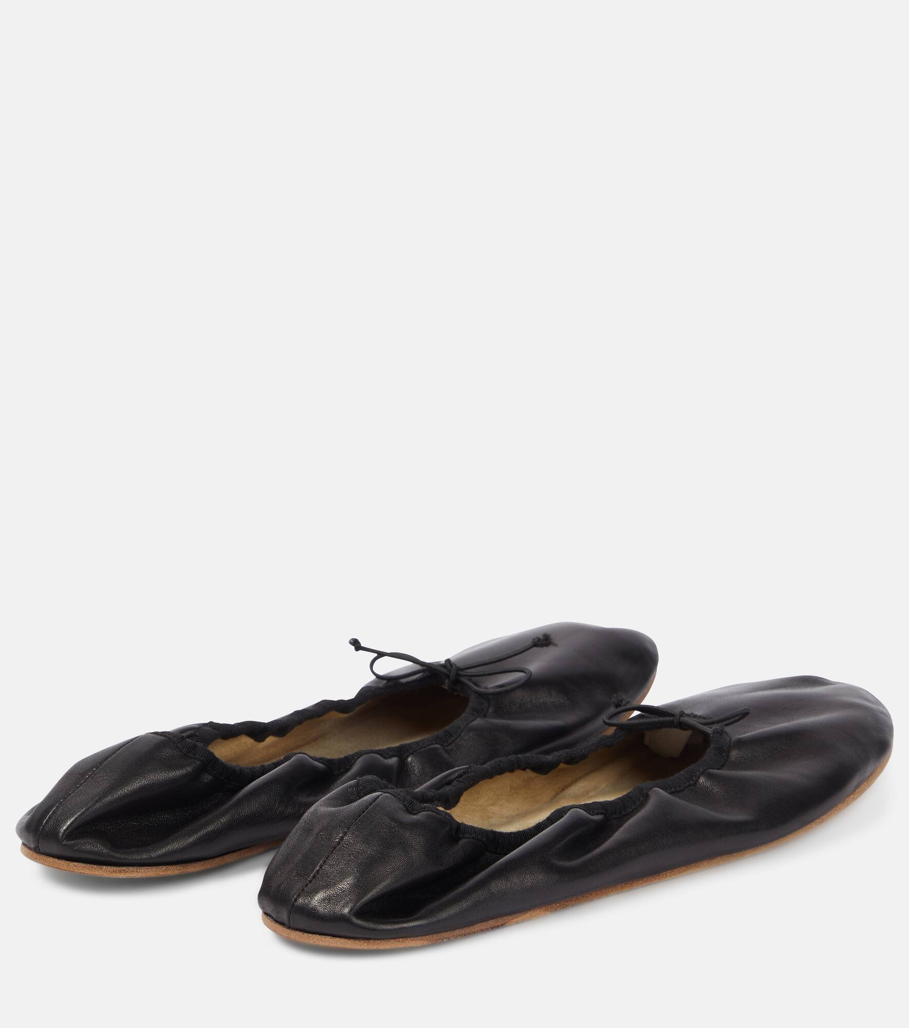 Leather ballet flats - 2
