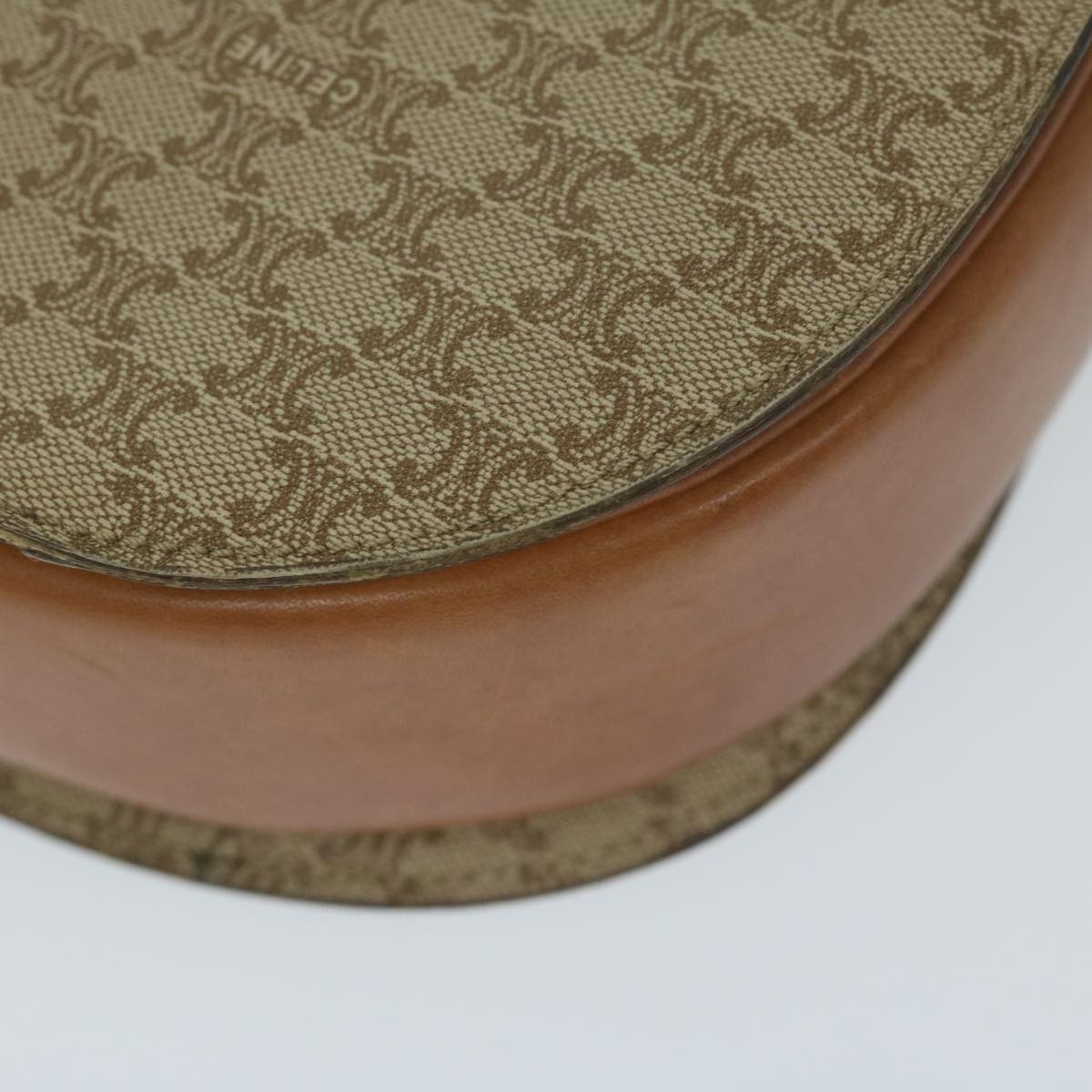 CELINE Macadam Canvas Hand Bag Beige - 13