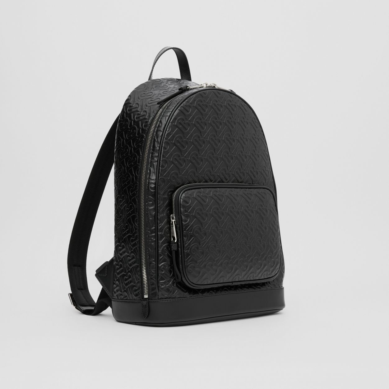 Monogram Leather Backpack - 7