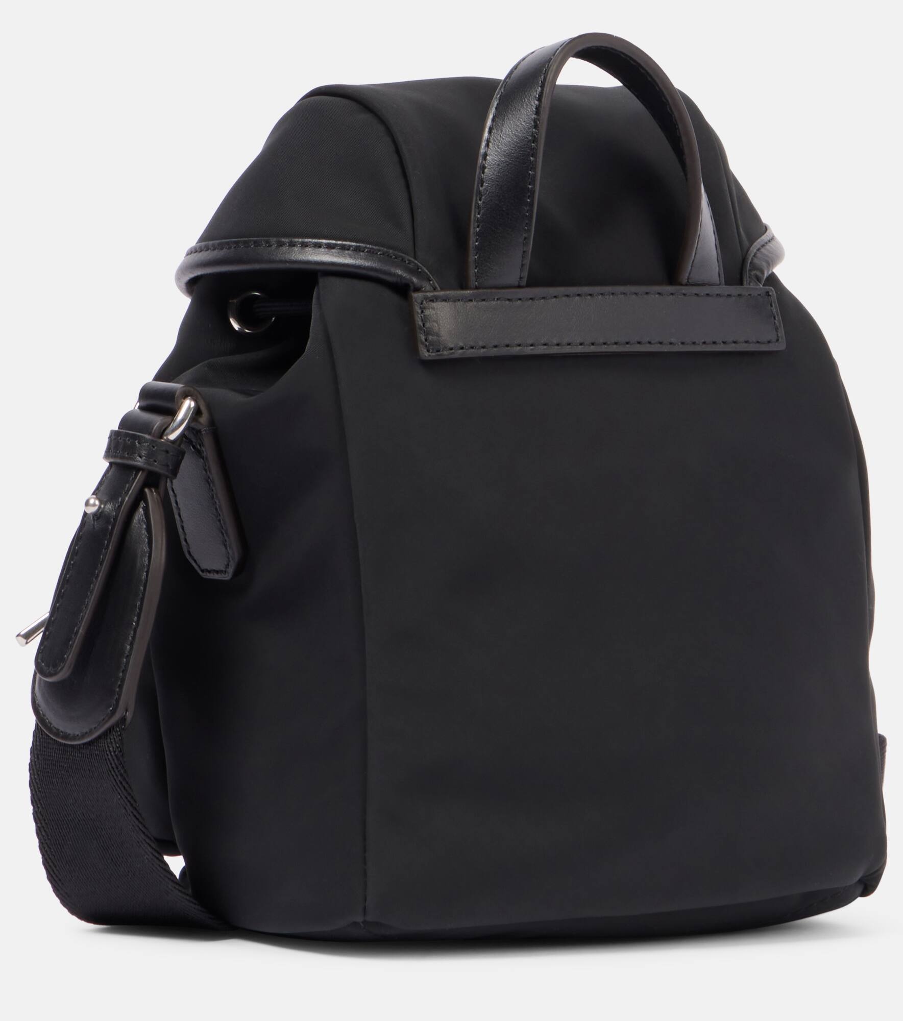 Trick Mini leather-trimmed crossbody bag - 4