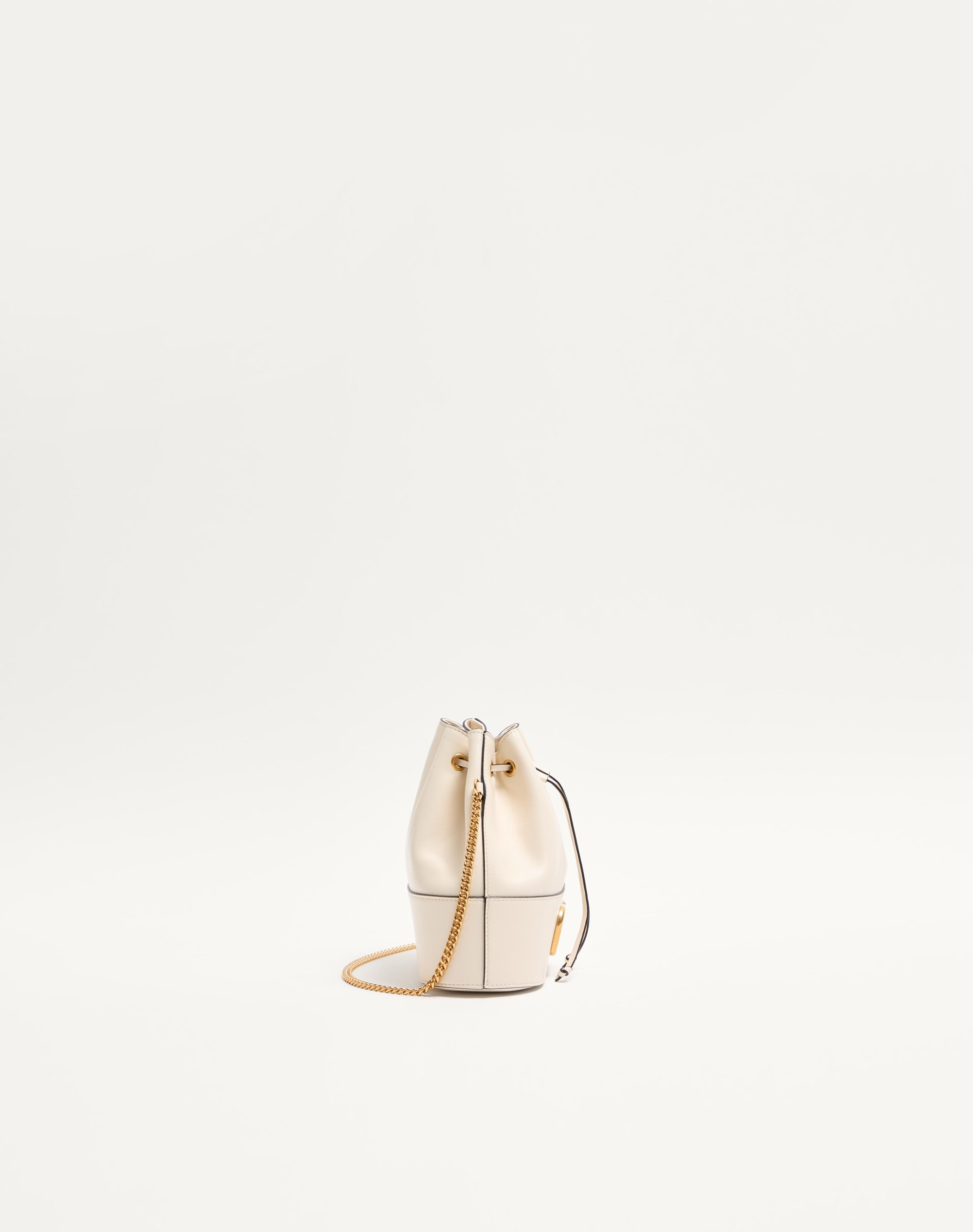 MINI BUCKET BAG IN NAPPA WITH VLOGO SIGNATURE CHAIN - 3