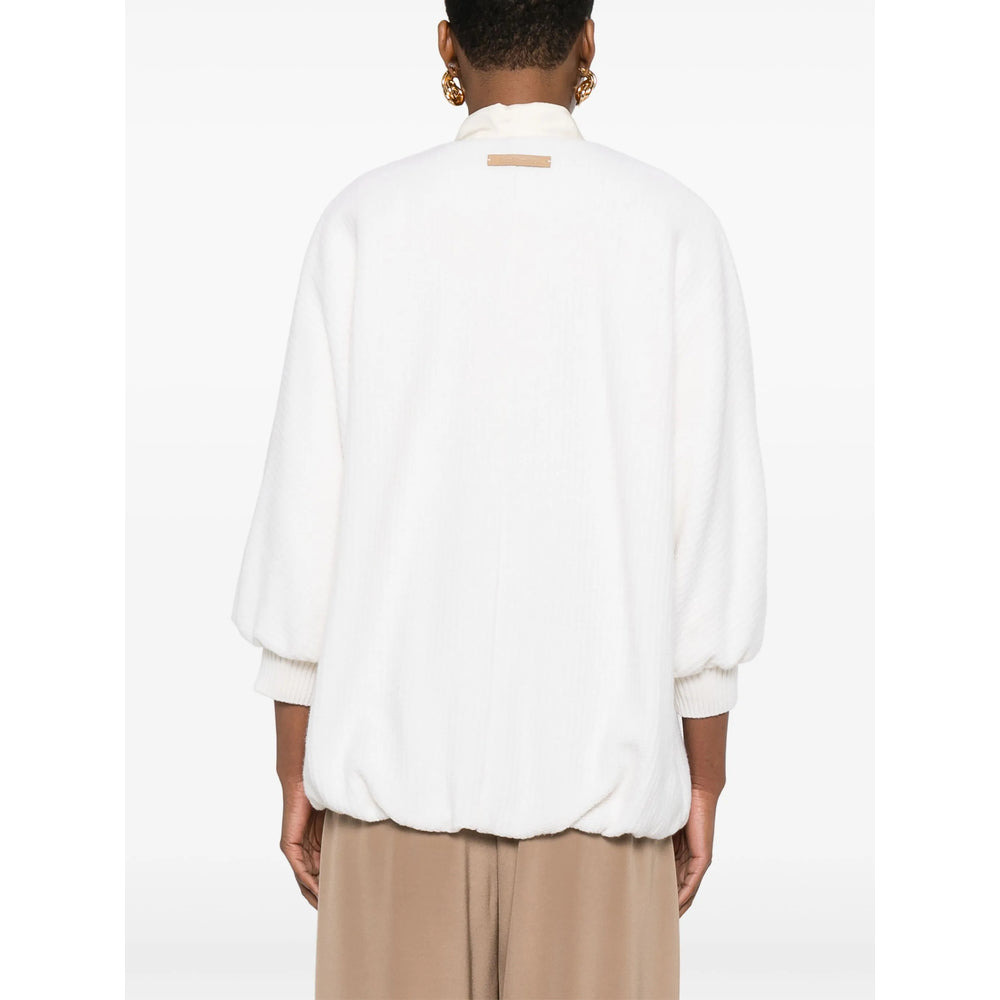 Max Mara White Knitwear - Cardigans Women - 5