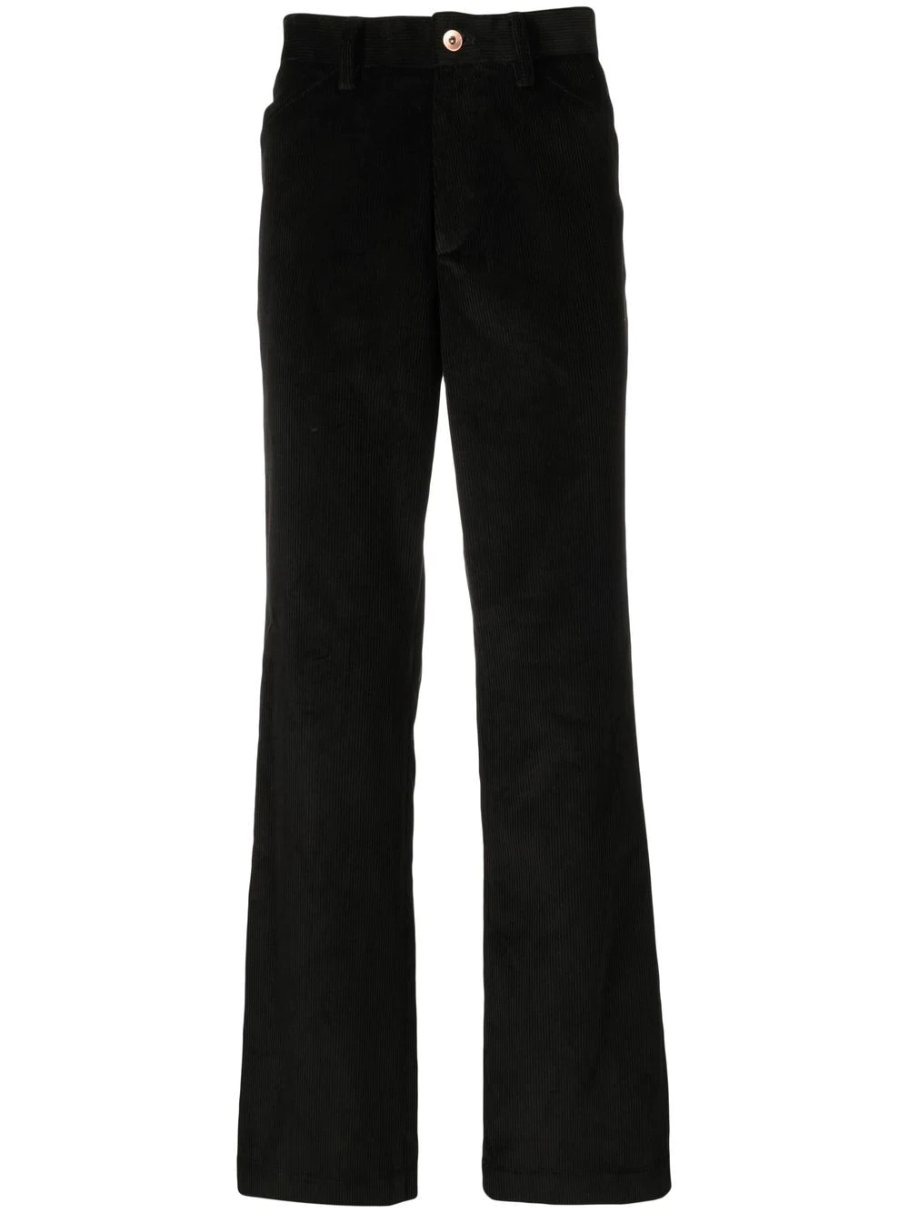 mid-rise straight-leg trousers - 1