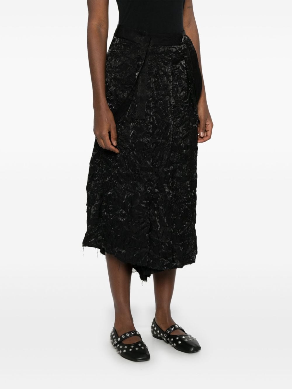 pleated midi skirt - 3