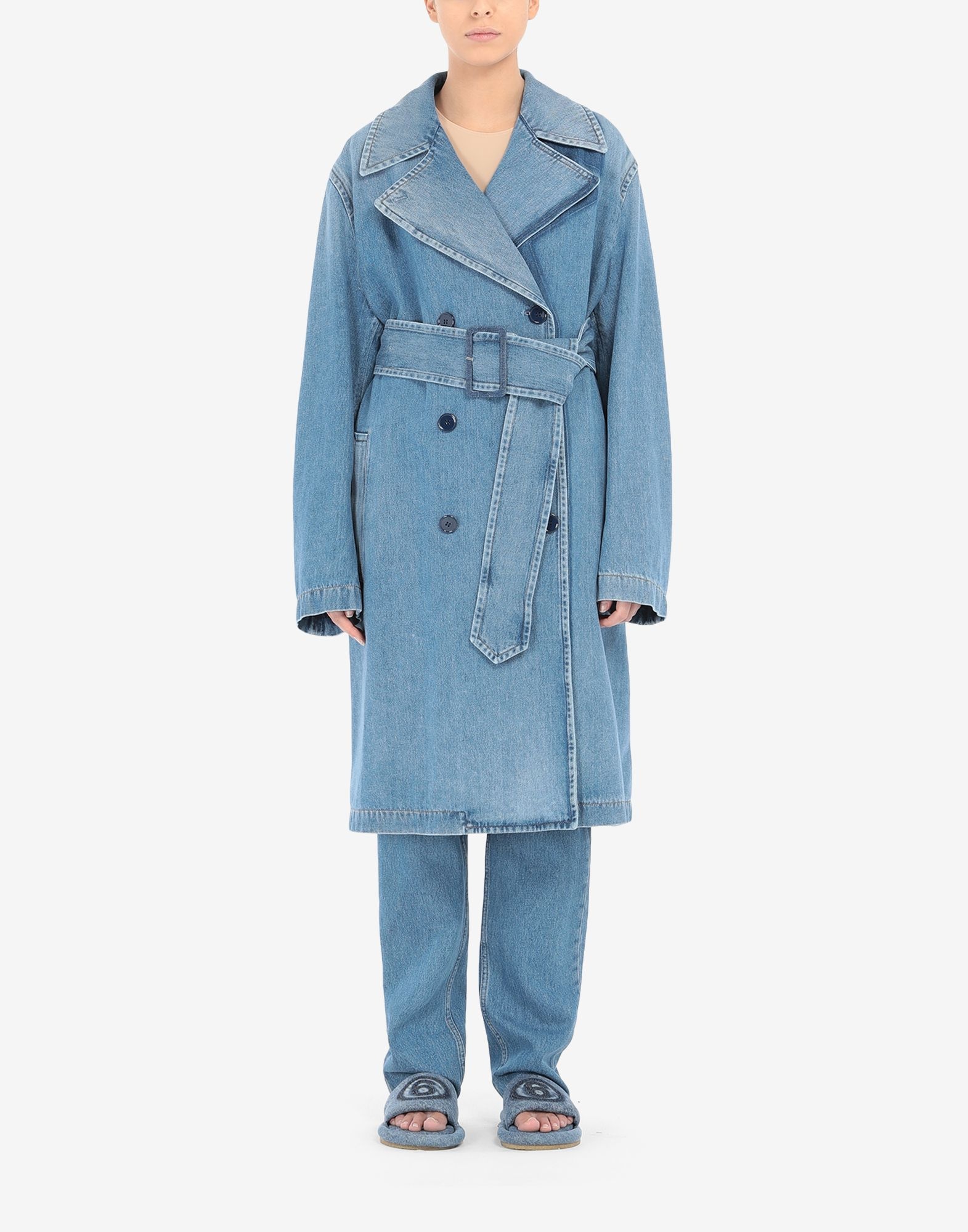 Shadow denim trench - 2