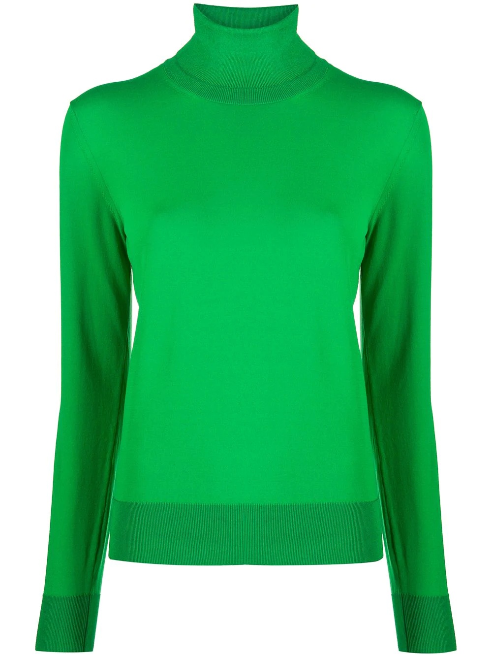 turtleneck long-sleeve jumper - 1