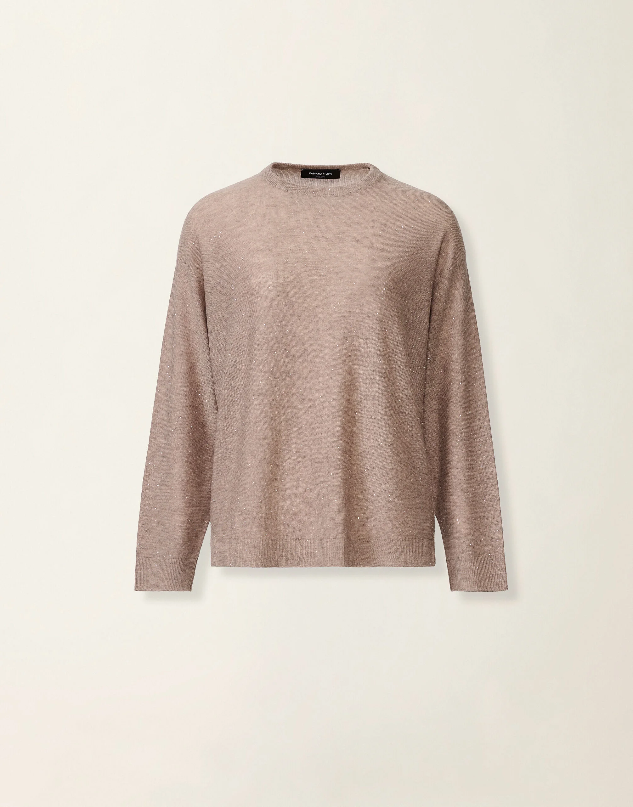 Wool sweater with sequins - 1