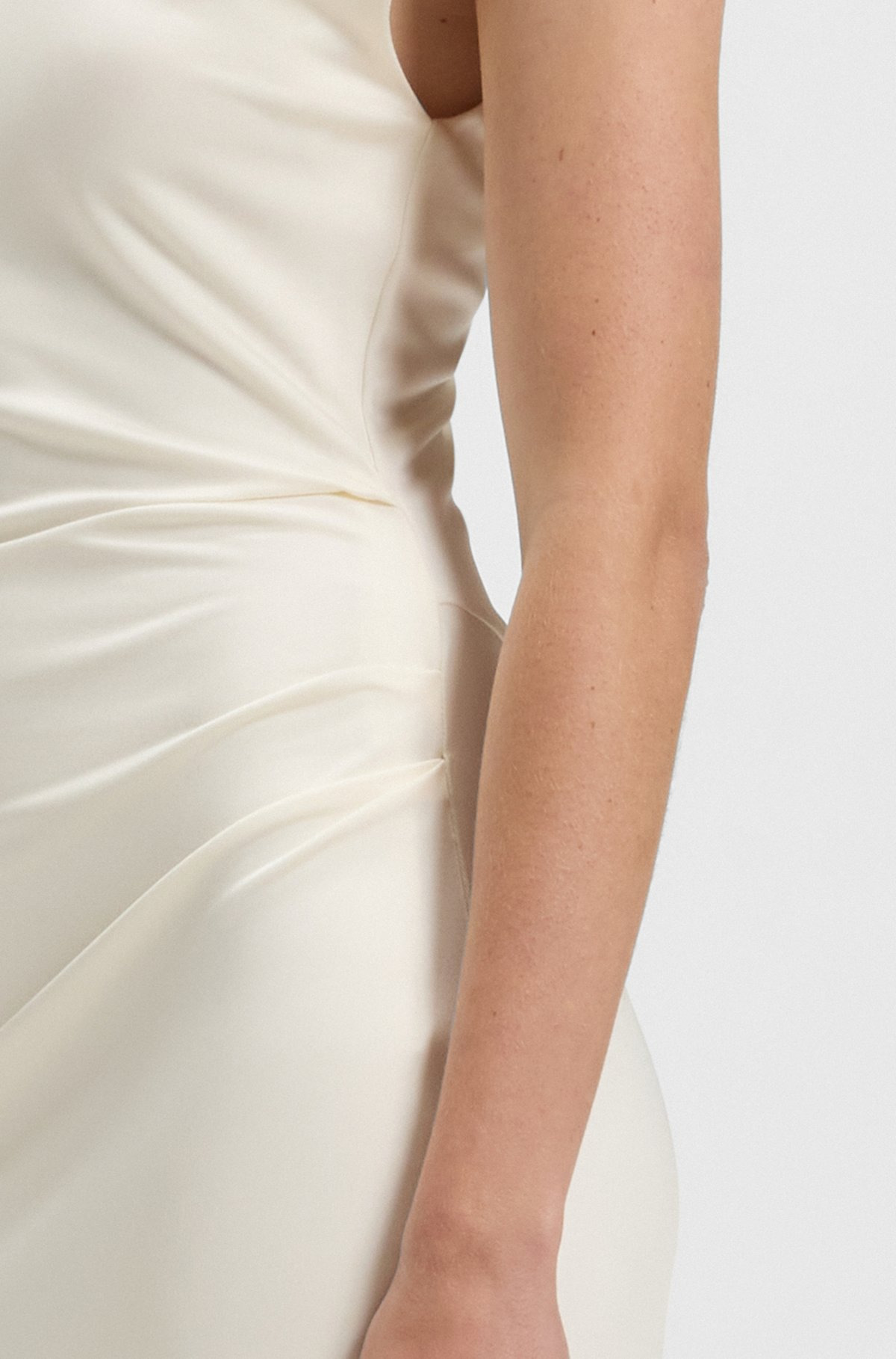 STRETCH-JERSEY DRESS WITH OFF-THE-SHOULDER NECKLINE - 6