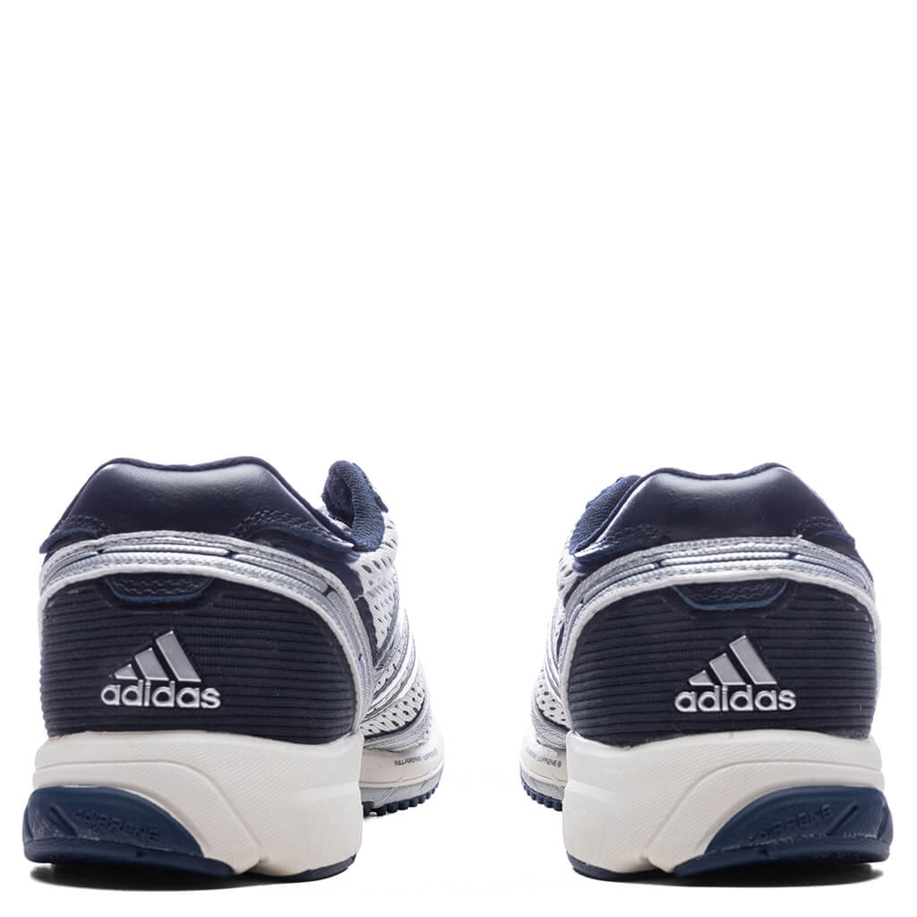 ADIDAS X SPORTY & RICH WOMEN'S ADIZERO ADIOS - CLOUD WHITE/COLLEGIATE NAVY/CLOUD WHITE - 4