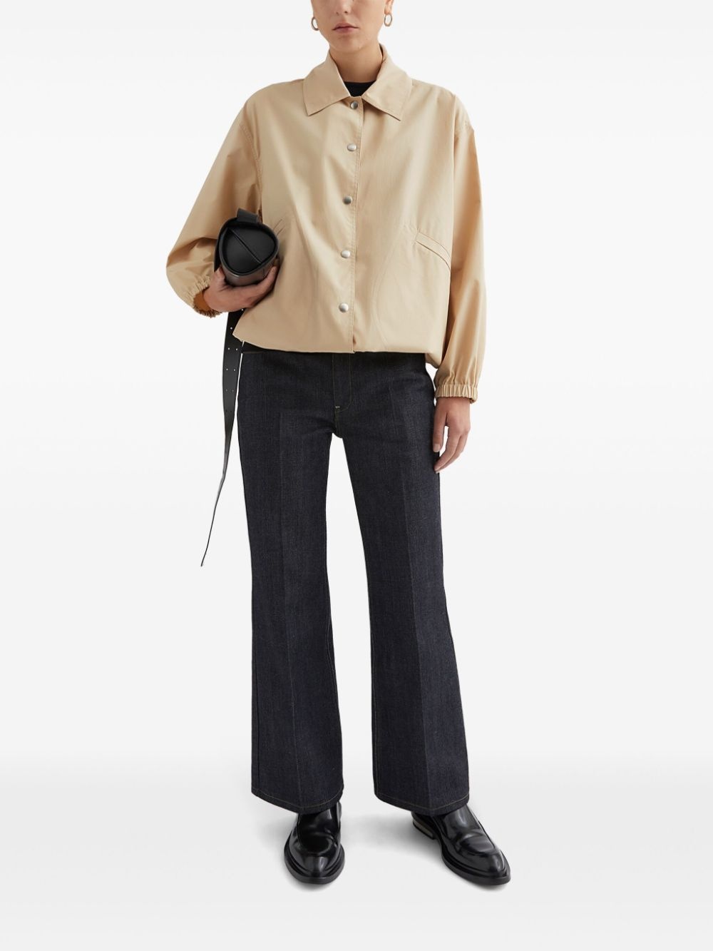 logo-print jacket - 2