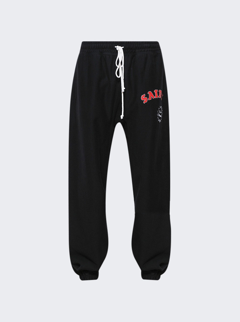 Graphic Sweatpants Black 1