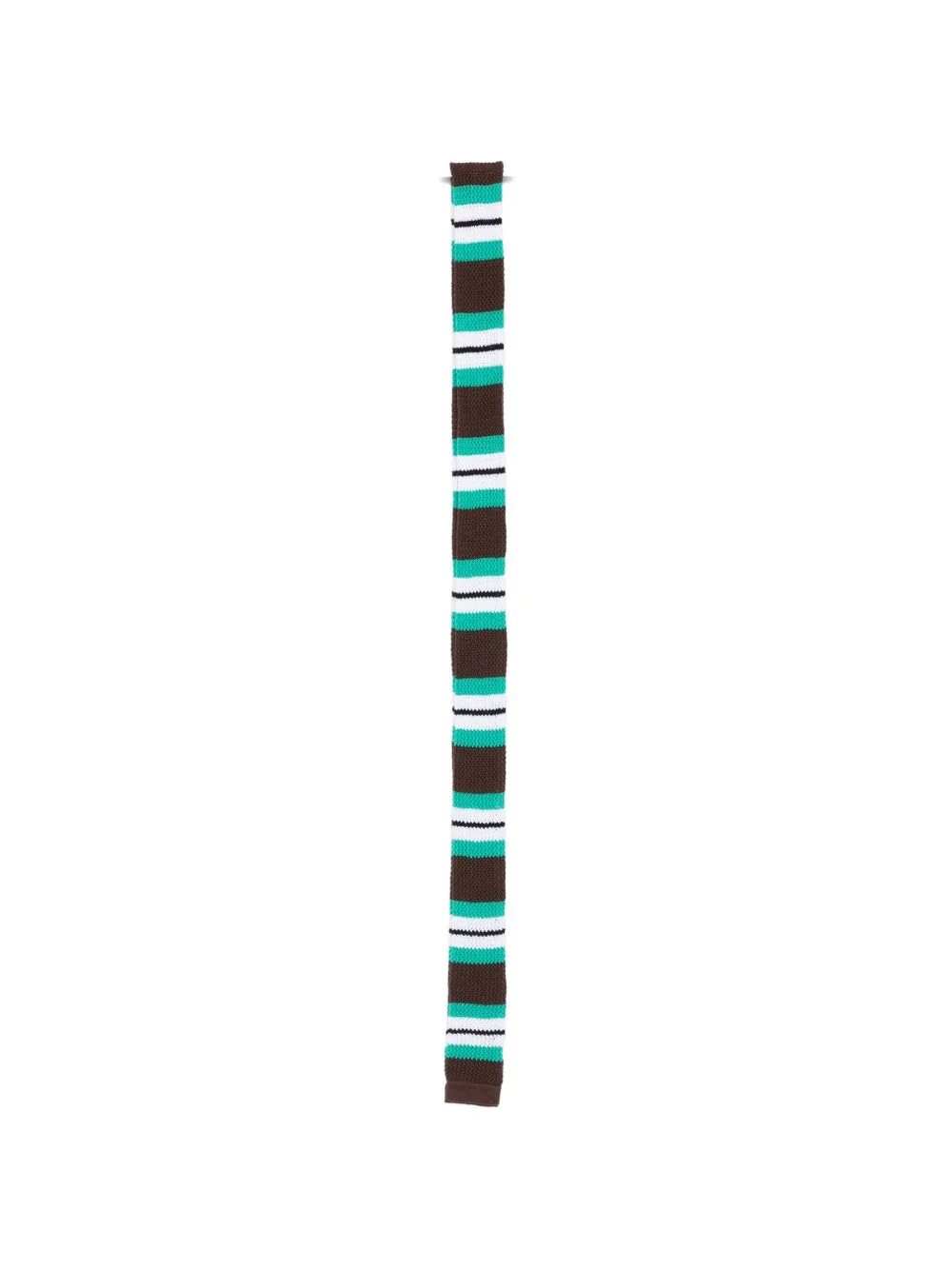 Skinny striped scarf - 1