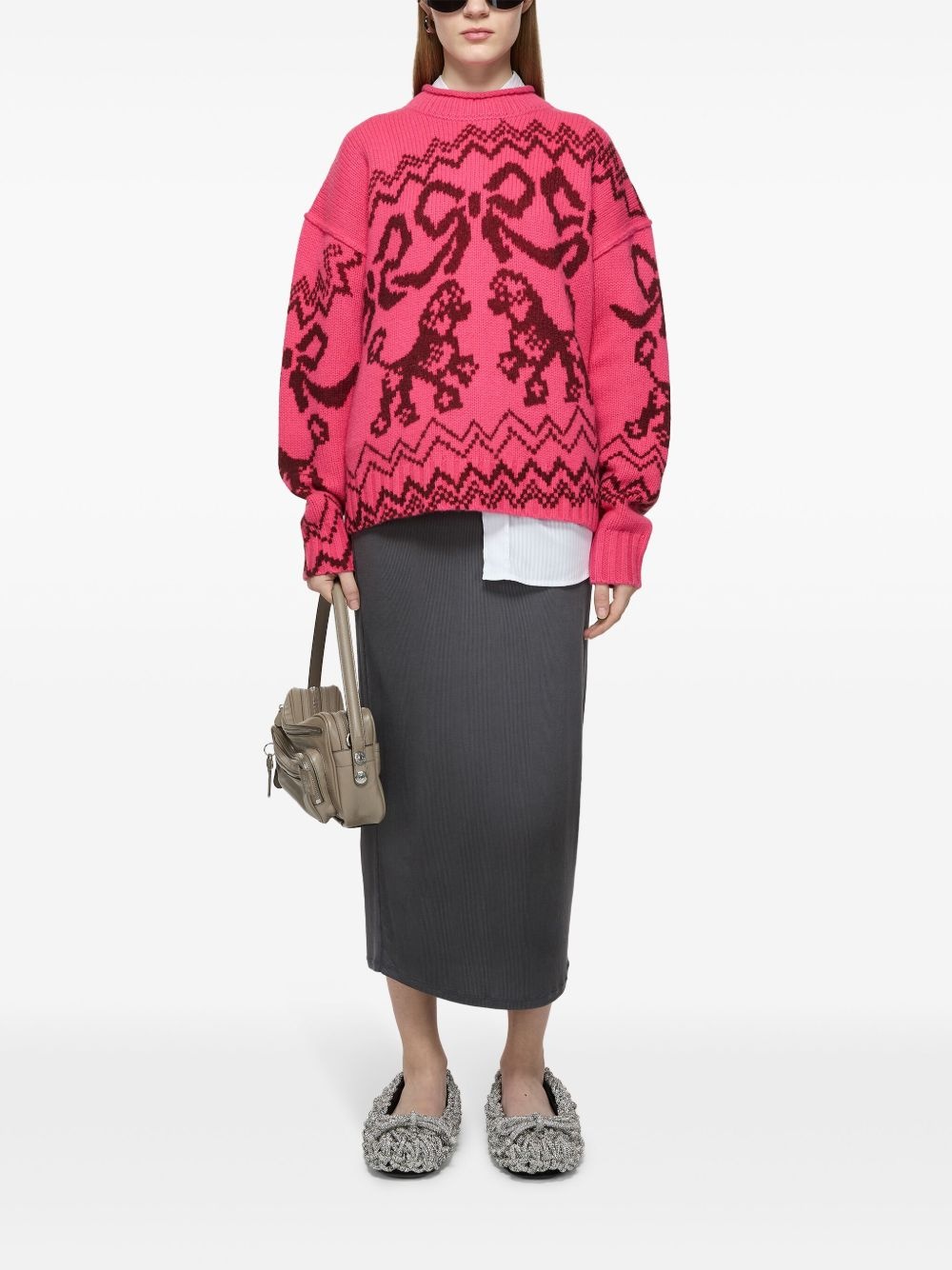 jacquard sweater - 2