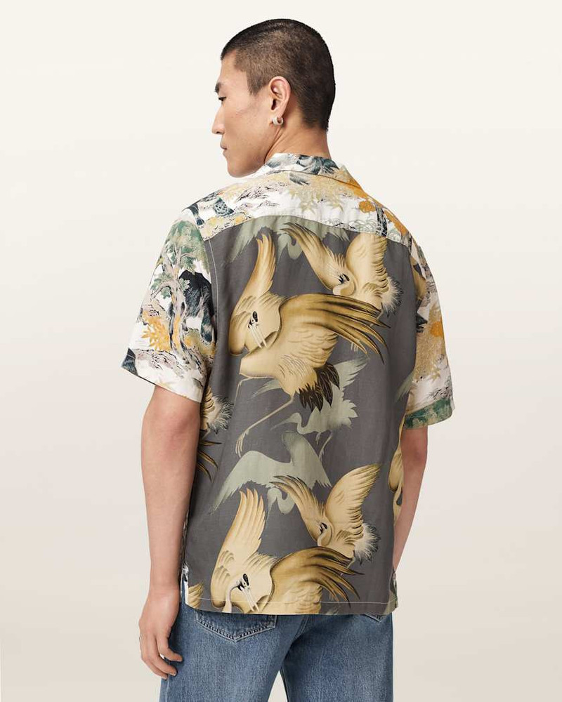 WADER SHORT SLEEVE LINEN BLEND SHIRT 7
