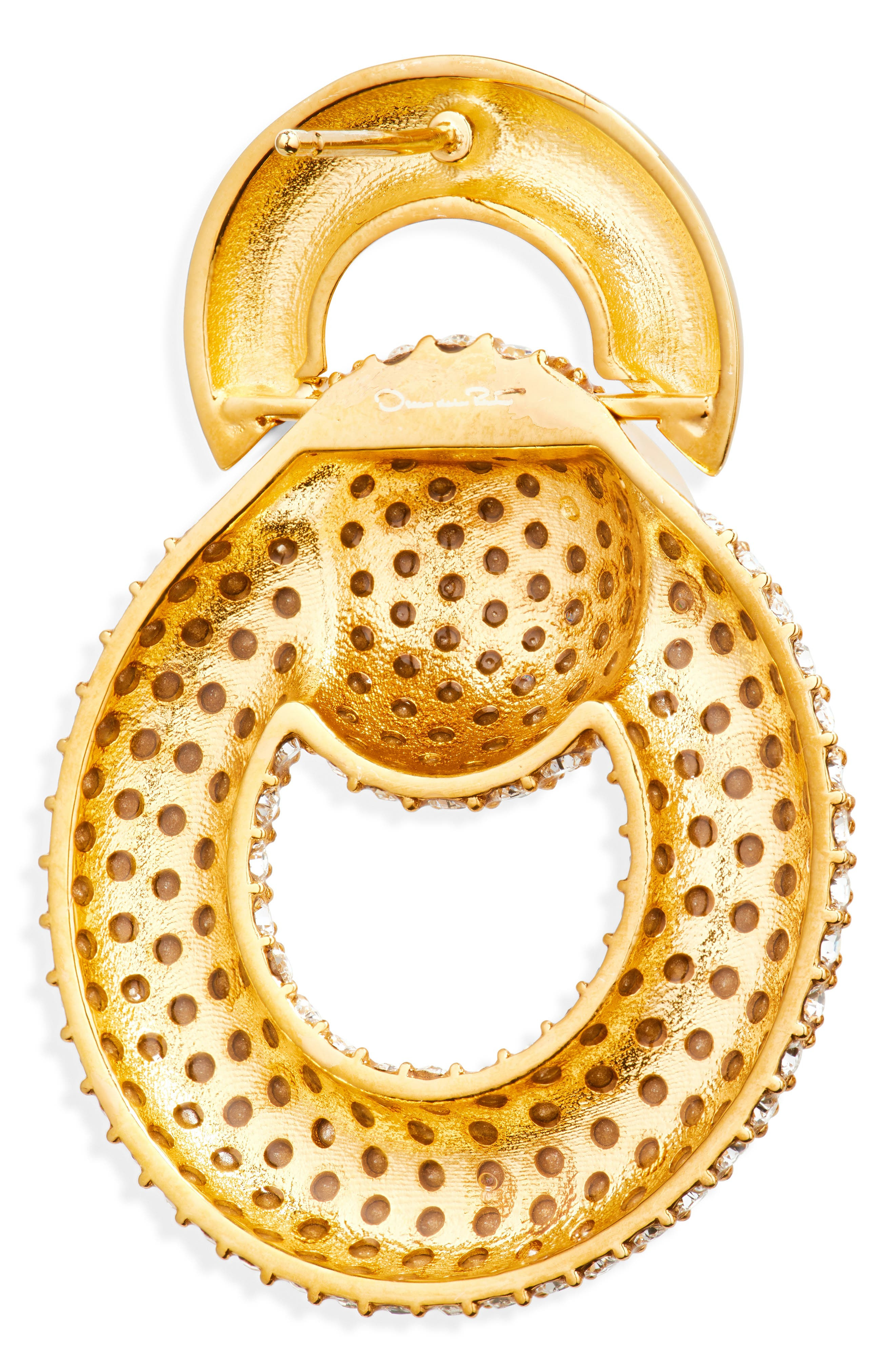 Oscar de la Renta Crystal Pavé Drop Earrings at Nordstrom - 4