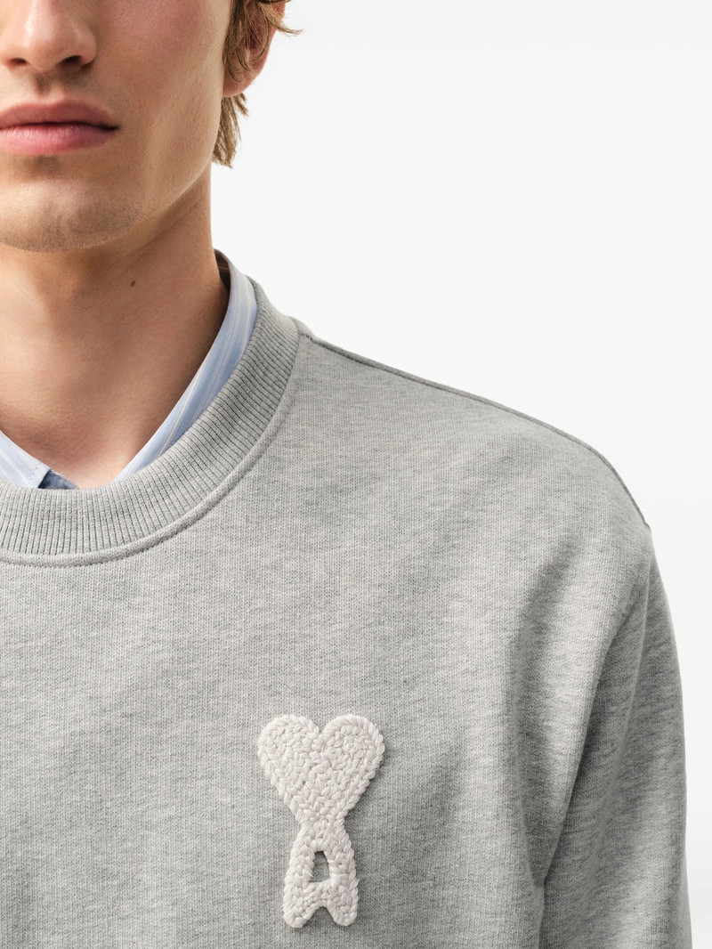 AMI Paris Ami Paris Ami De Coeur Logo-patch Sweatshirt outlook