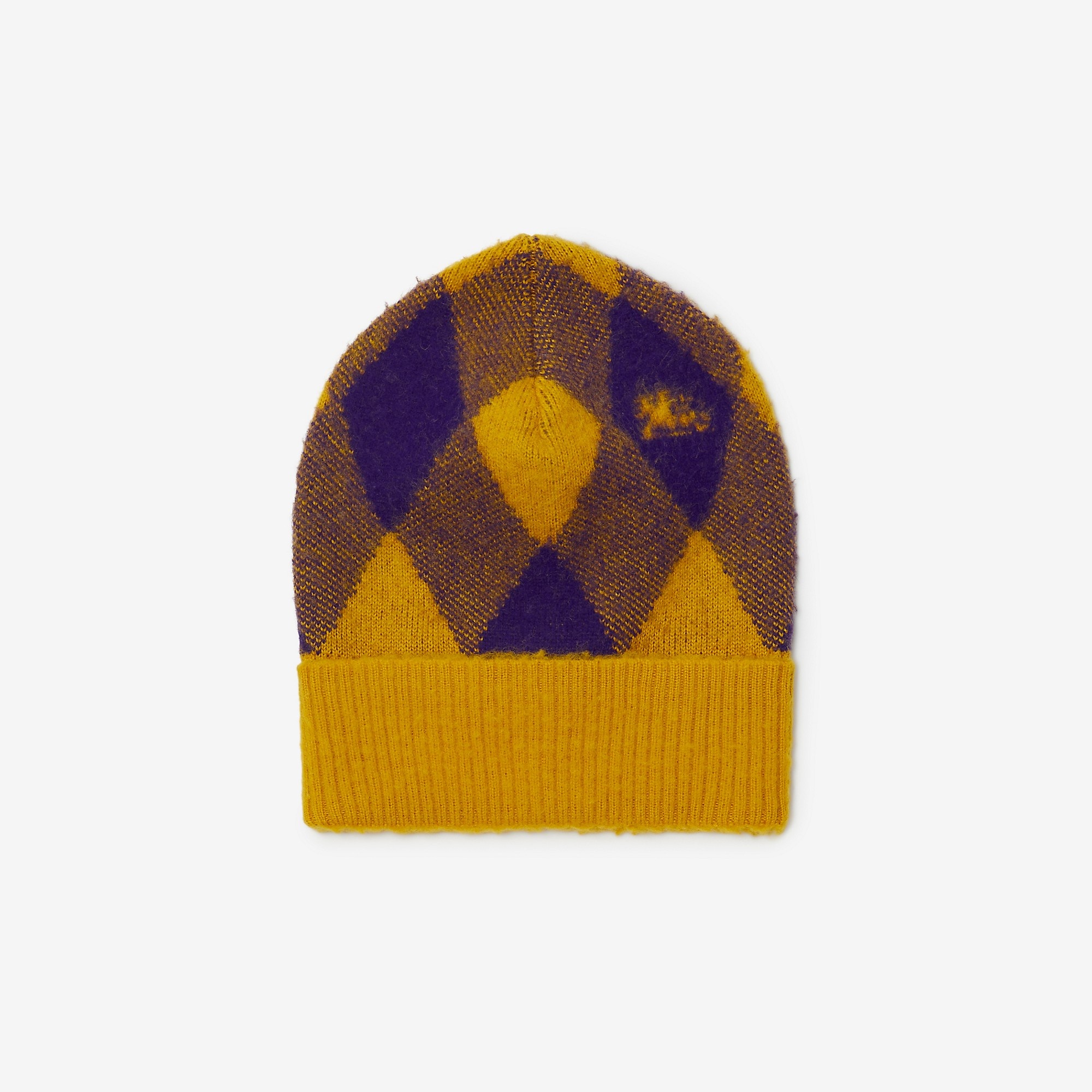 Argyle Wool Beanie - 1