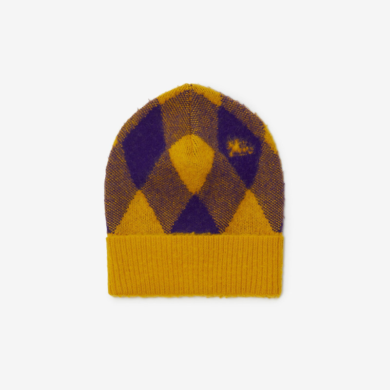 Argyle Wool Beanie 1