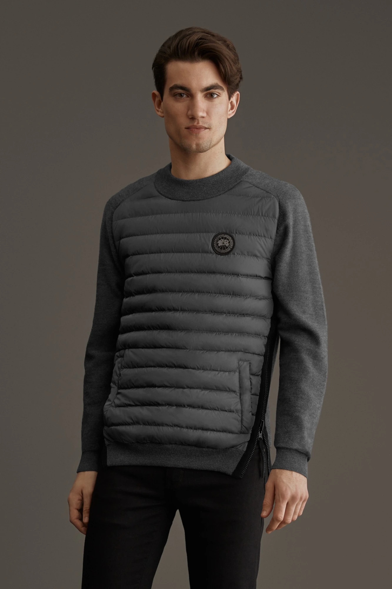 HYBRIDGE KNIT REVERSIBLE PULLOVER BLACK LABEL - 2