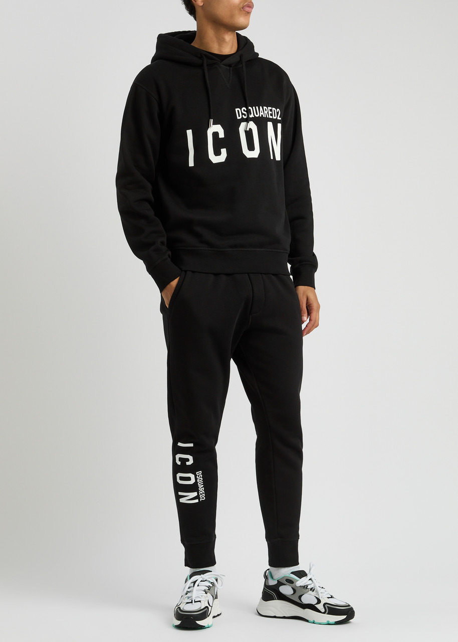 DSQUARED2 Logo-print Hooded Cotton Sweatshirt - 4