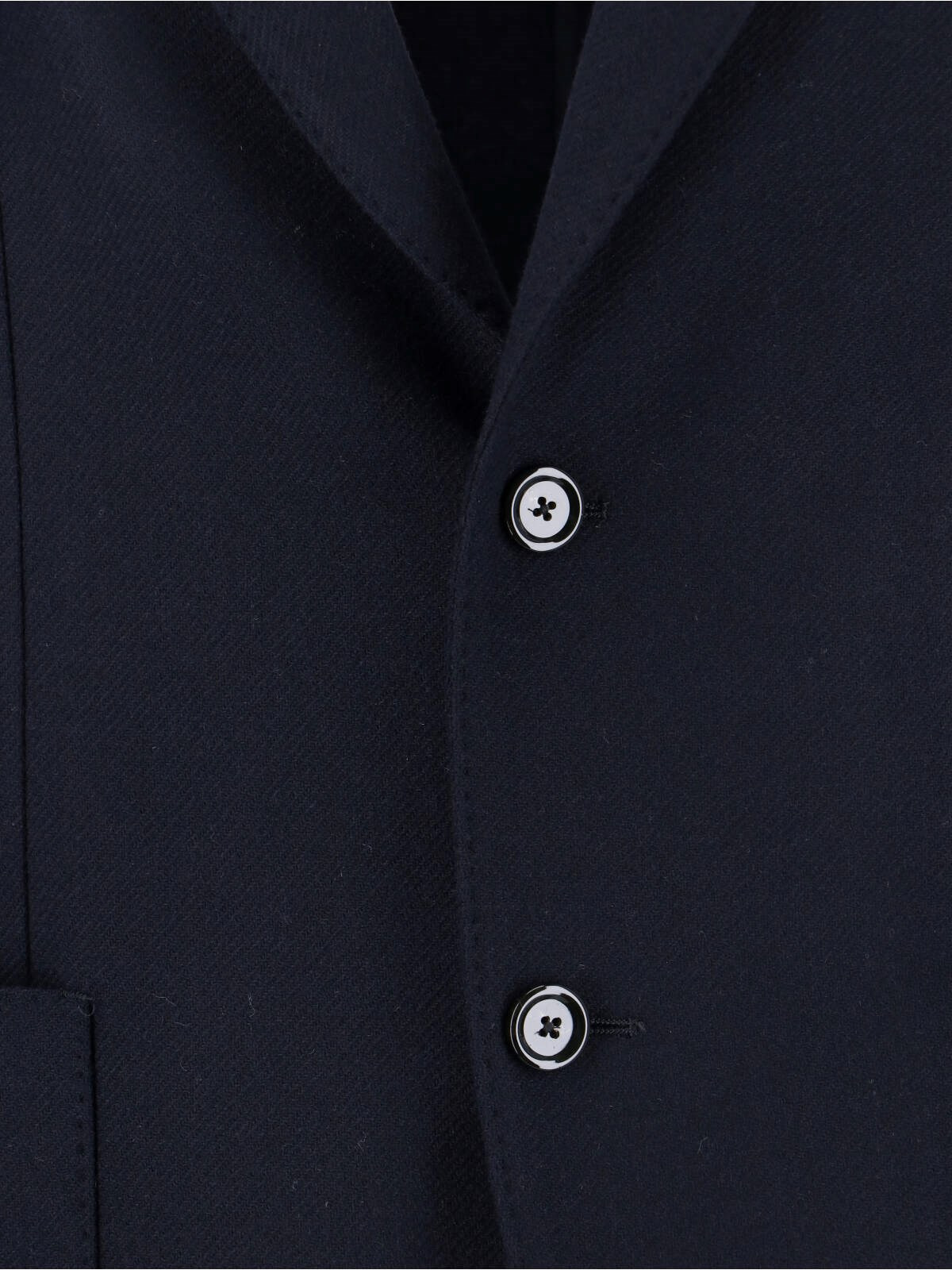 SINGLE-BREASTED WOOL AND CASHMERE BLAZER - 4