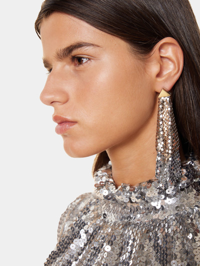 Paco Rabanne GOLD AND SILVER PIXEL EARRINGS outlook