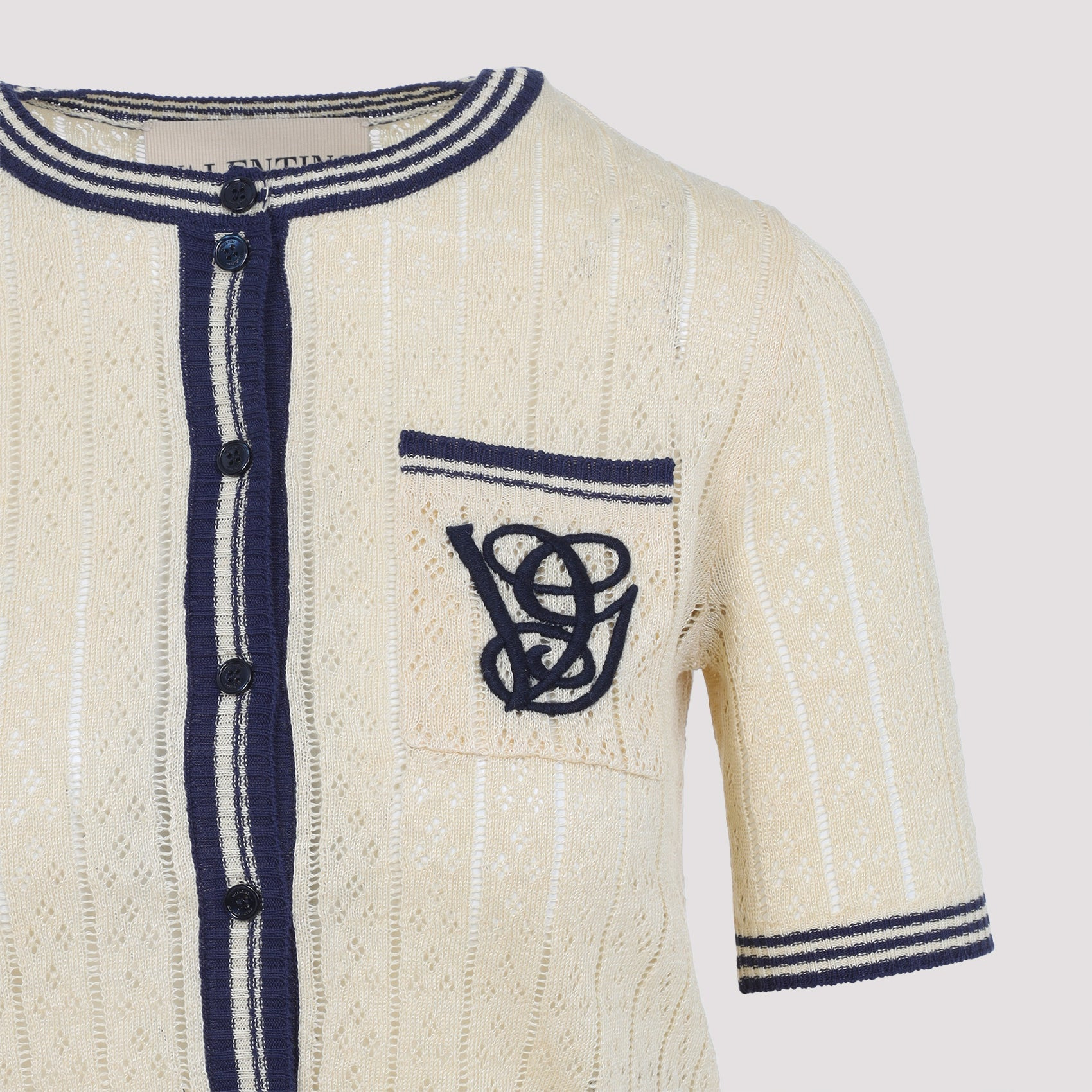 Valentino Linen Cardigan Women - 3