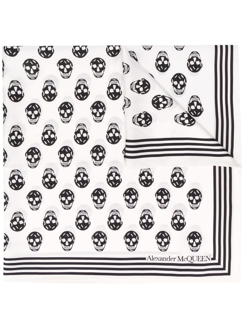 Biker Skull print scarf - 1