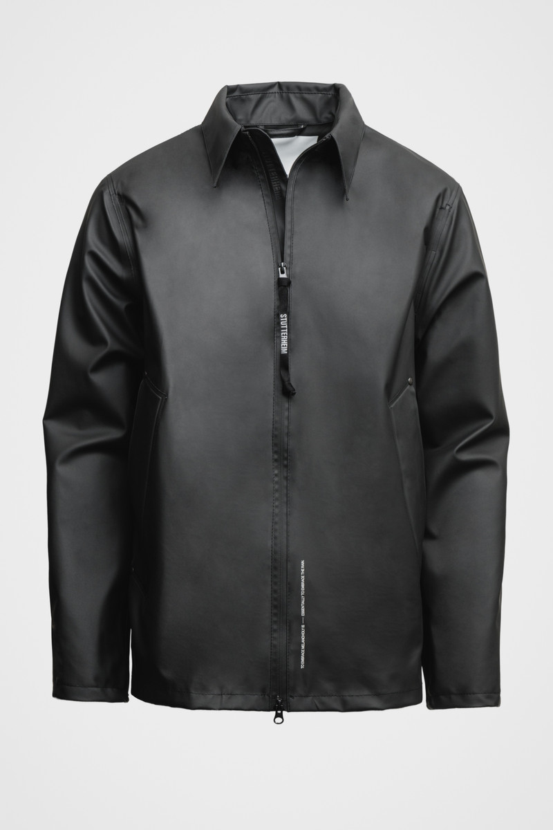 Notting Hill Lightweight Overshirt Black 1